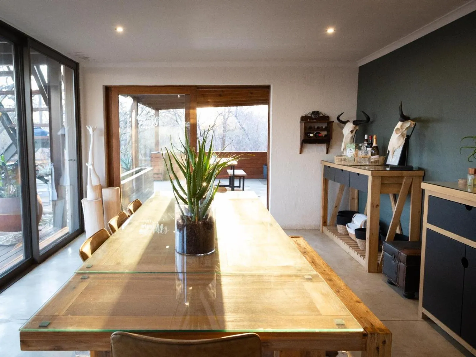 Dining area in Ntoma House
