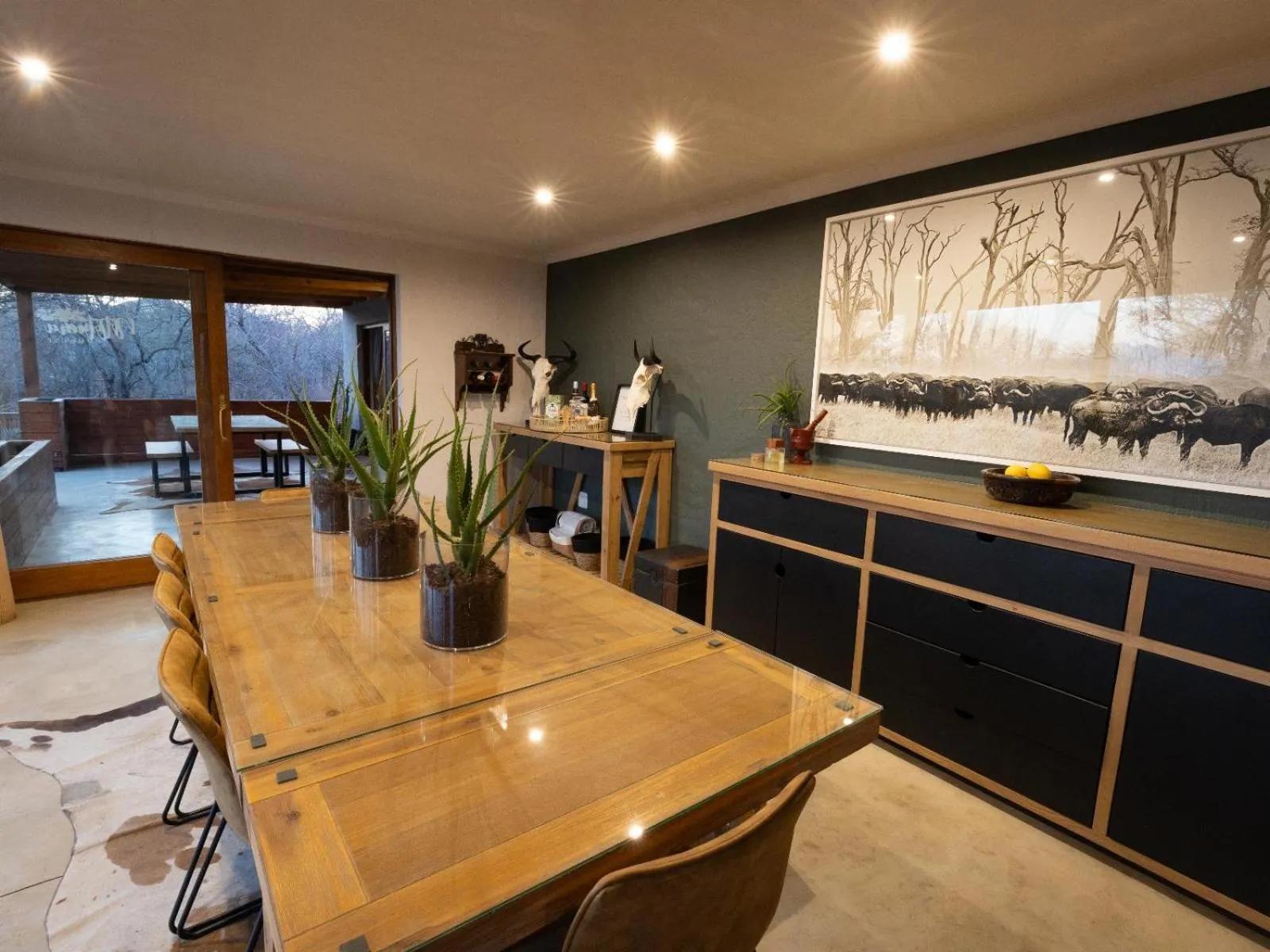 Dining area in Ntoma House