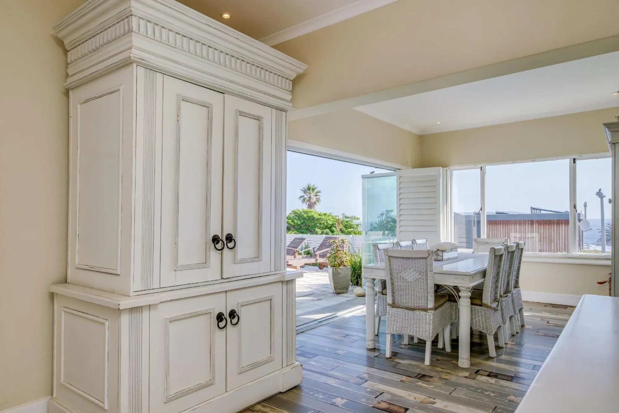 Dining area in Barbados