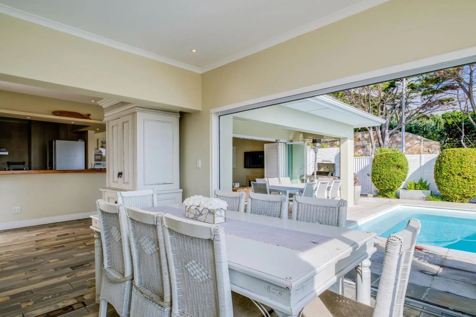 Dining area in Barbados