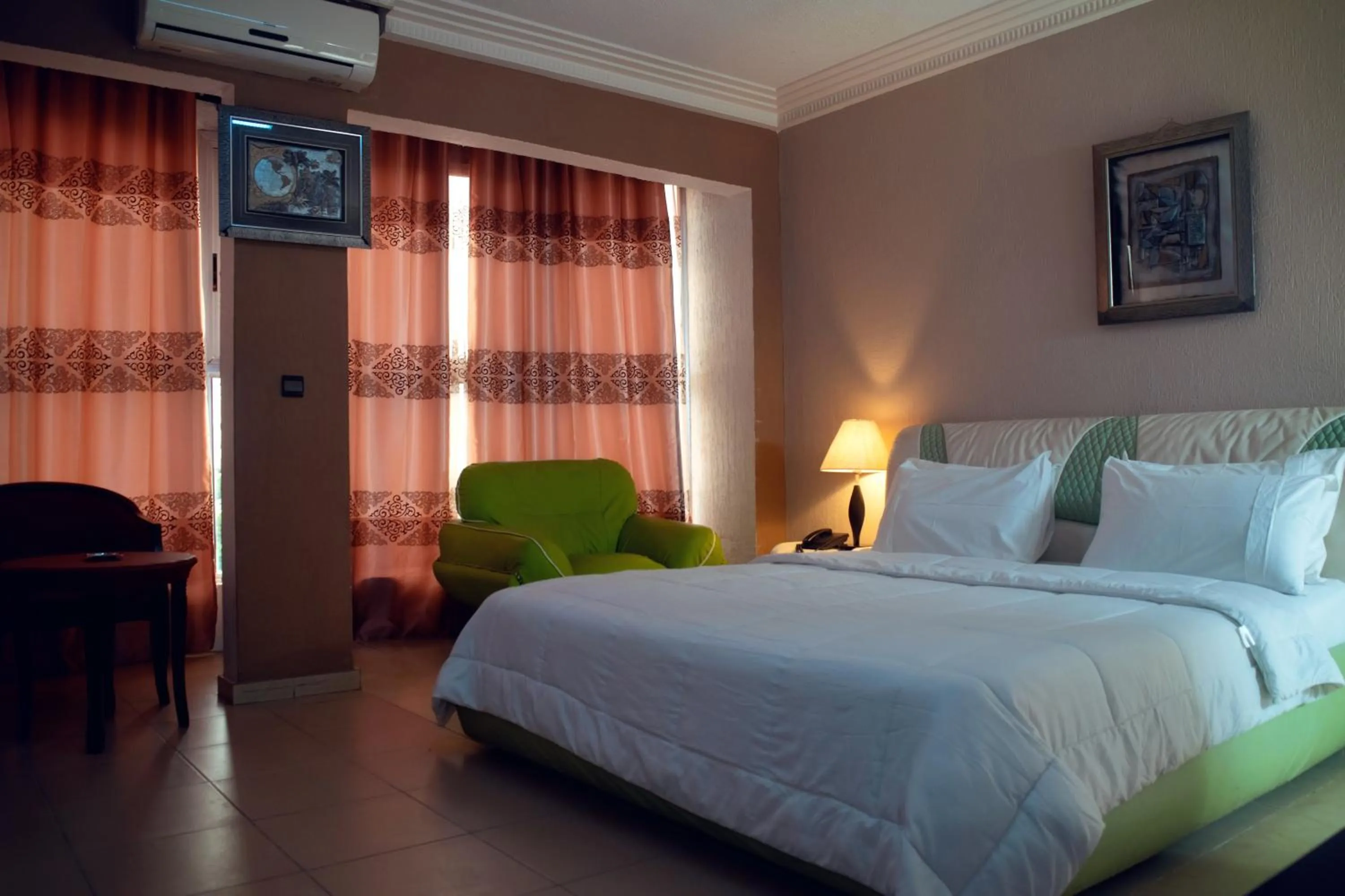Bed in Riviera Hotel Benin