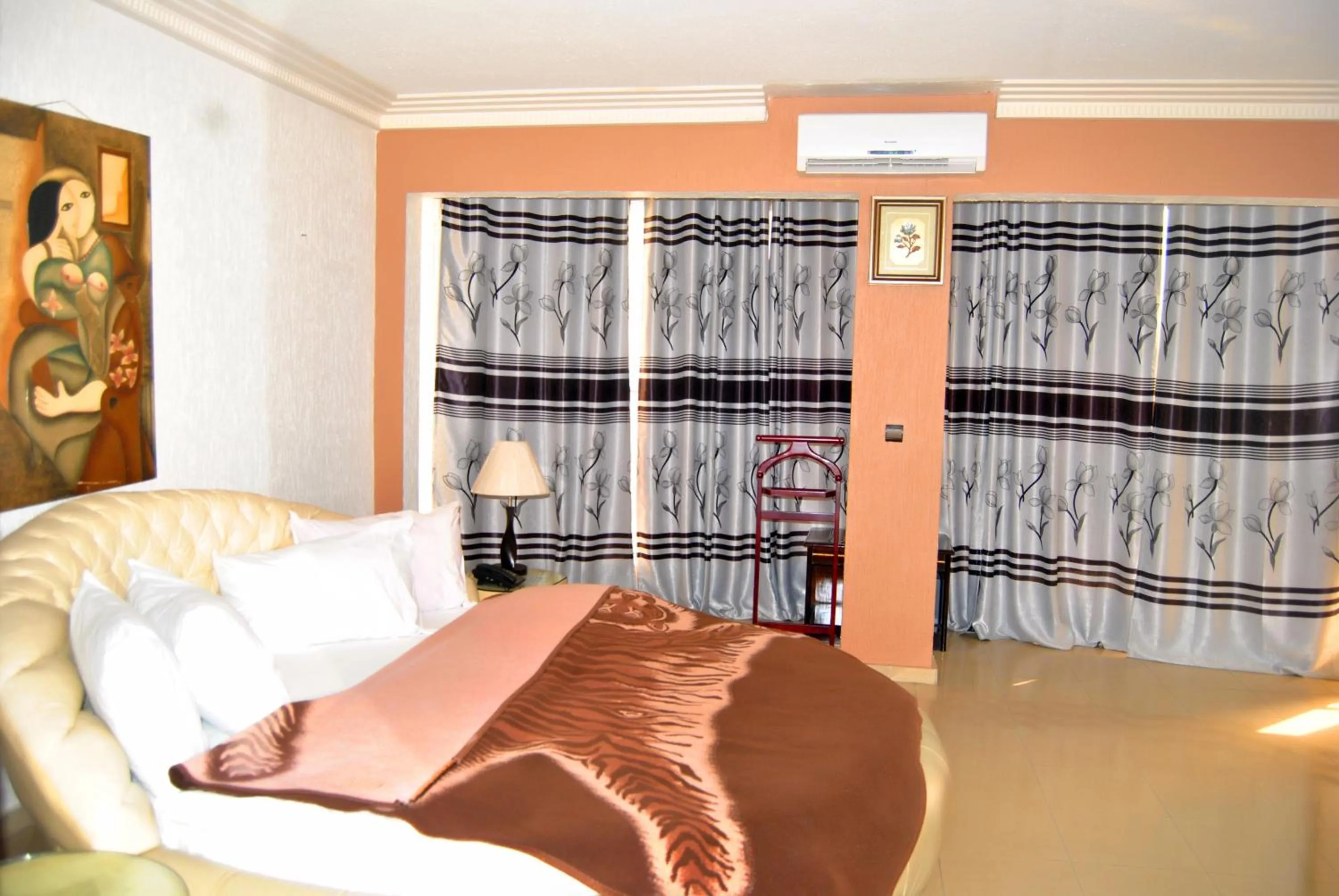 Bed in Riviera Hotel Benin