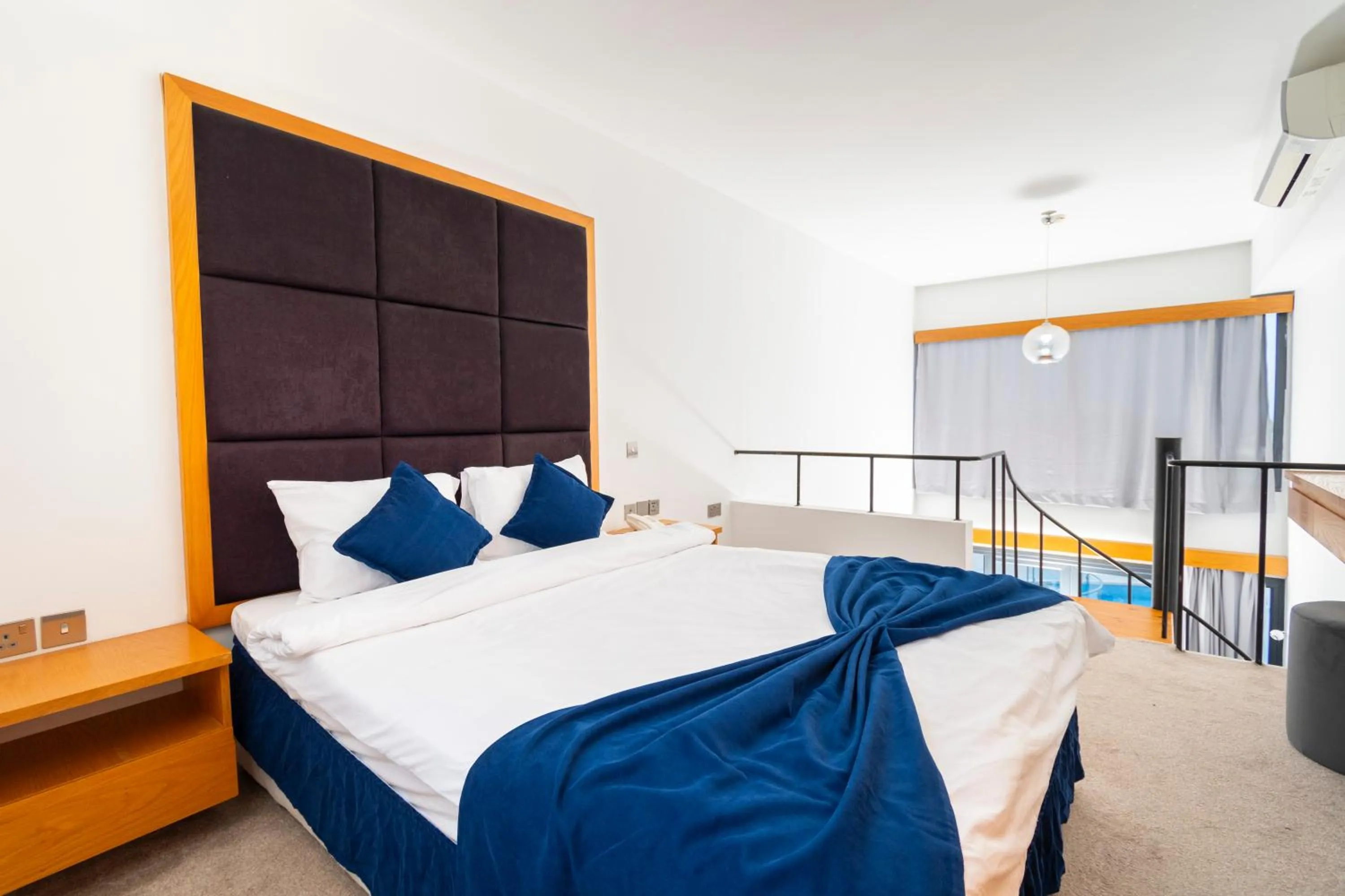 Bed in Bellapais Oasis Hotel