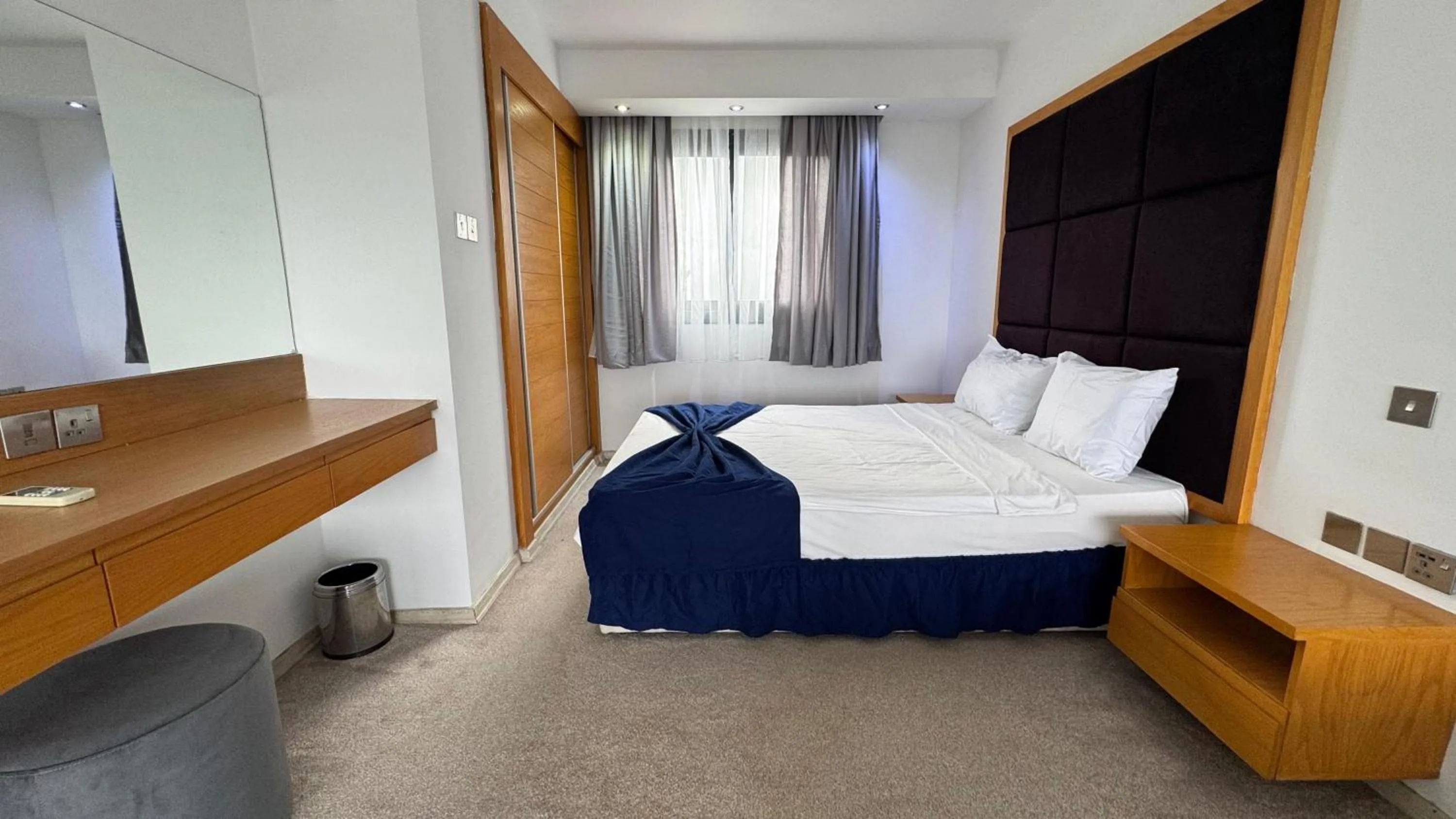 Bed in Bellapais Oasis Hotel