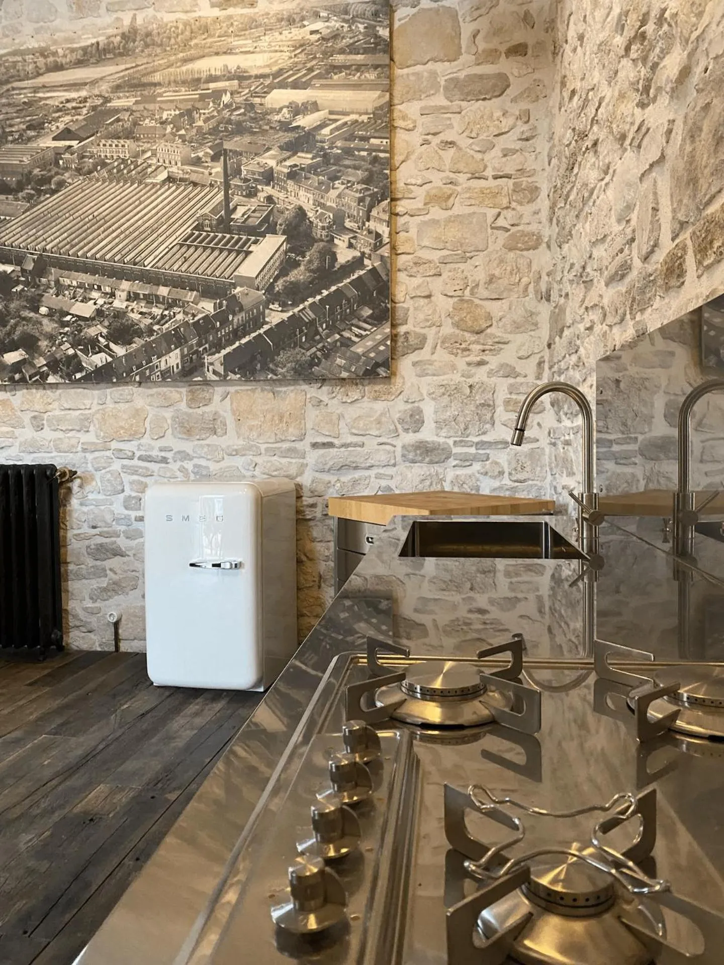 Kitchen or kitchenette in Secret d'Uzès - Le Loft - Avec piscine chauffée