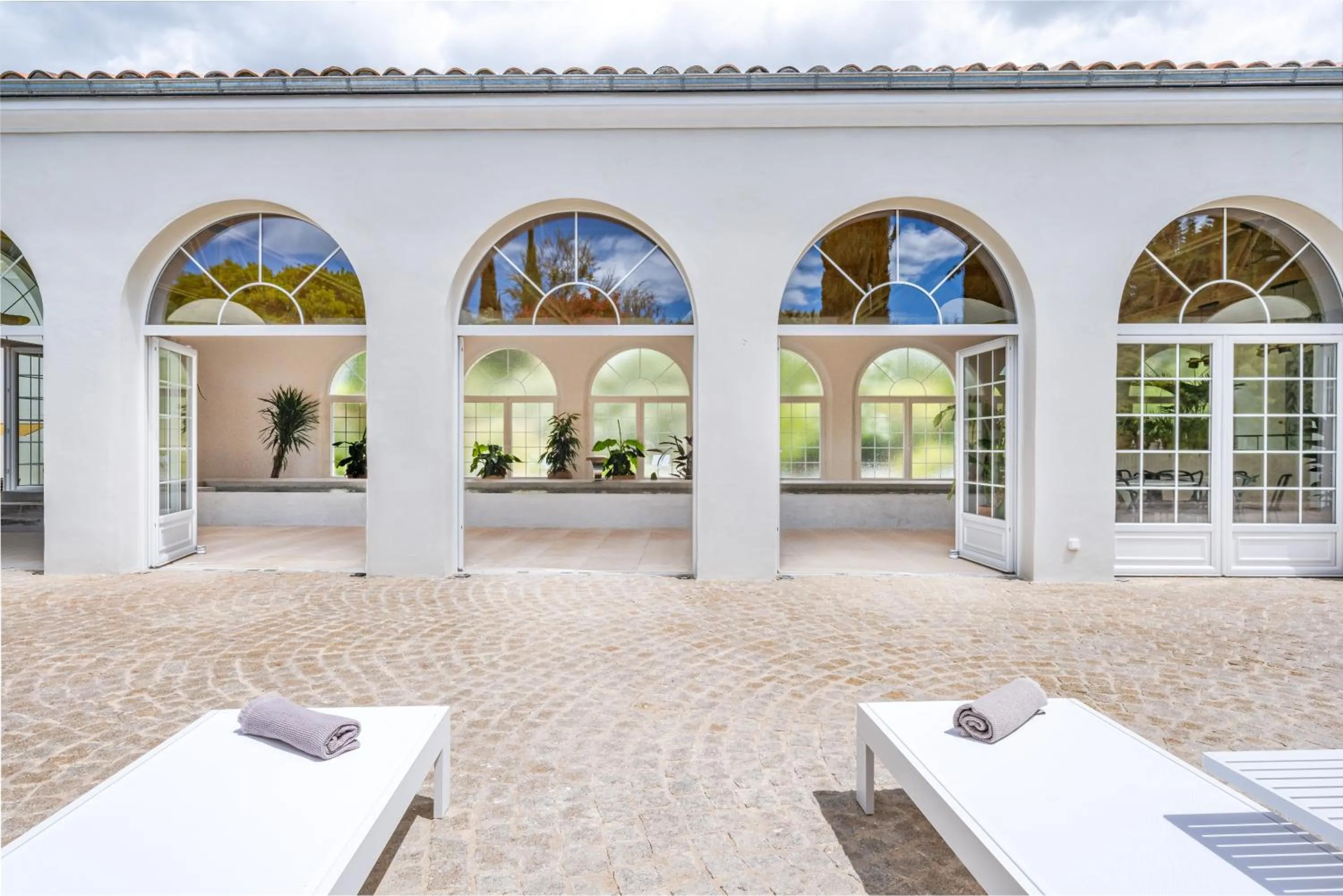 Patio in Secret d'Uzès - Le Loft - Avec piscine chauffée