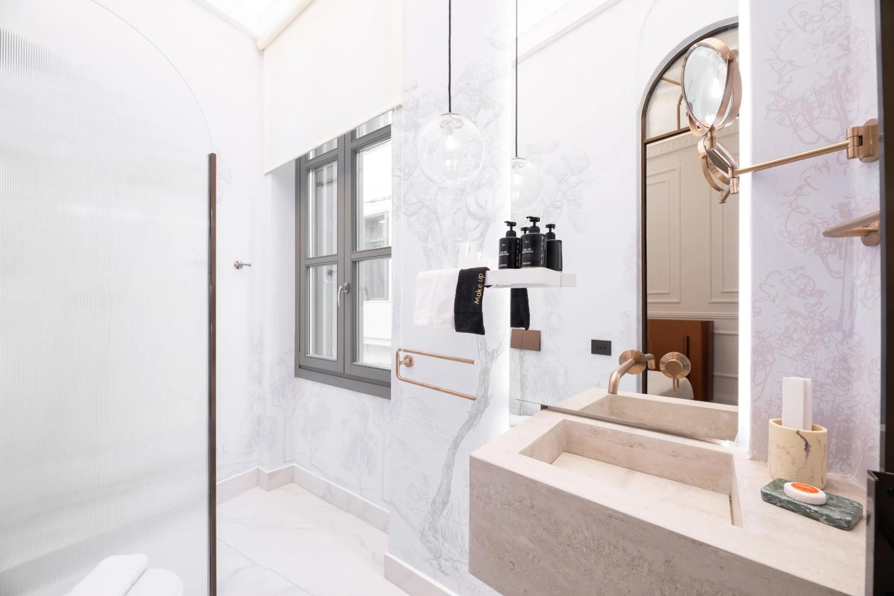 Bathroom in Emerald Hotel Athens