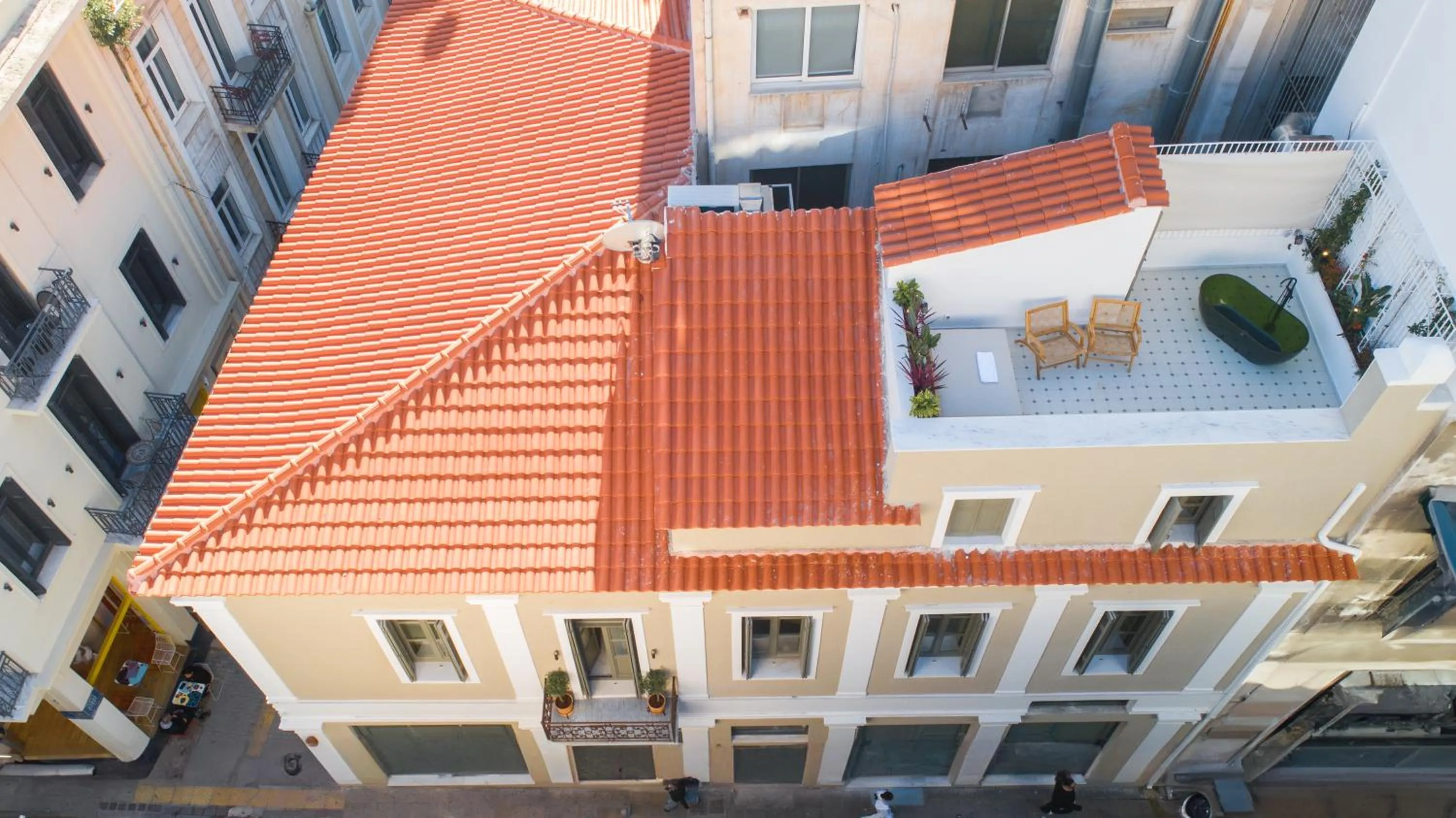 Property building in Emerald Hotel Athens