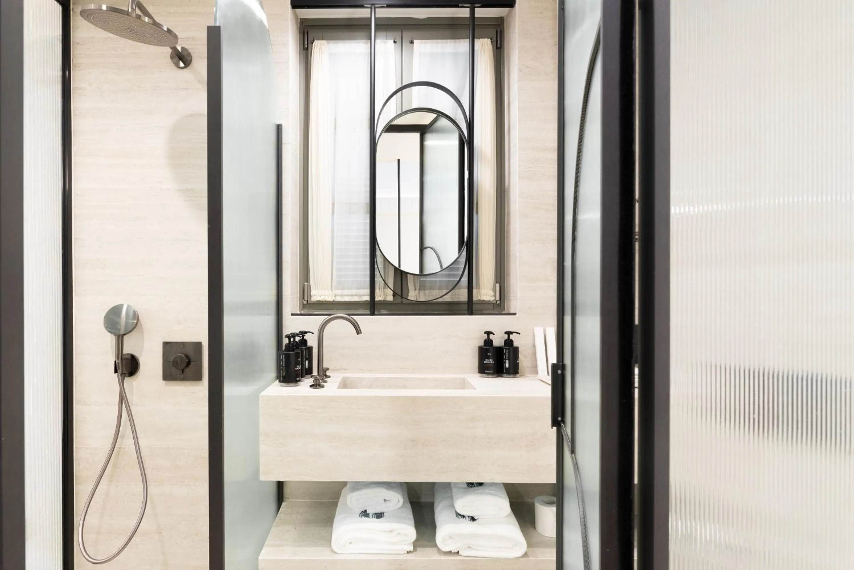 Bathroom in Emerald Hotel Athens