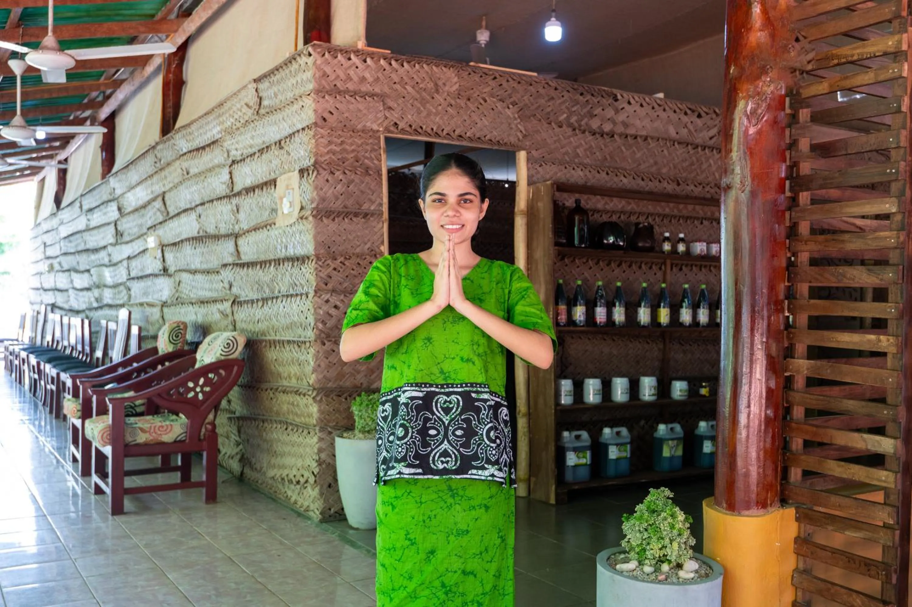 Lobby or reception in Ayurvedic Lanka Wellness Hotel