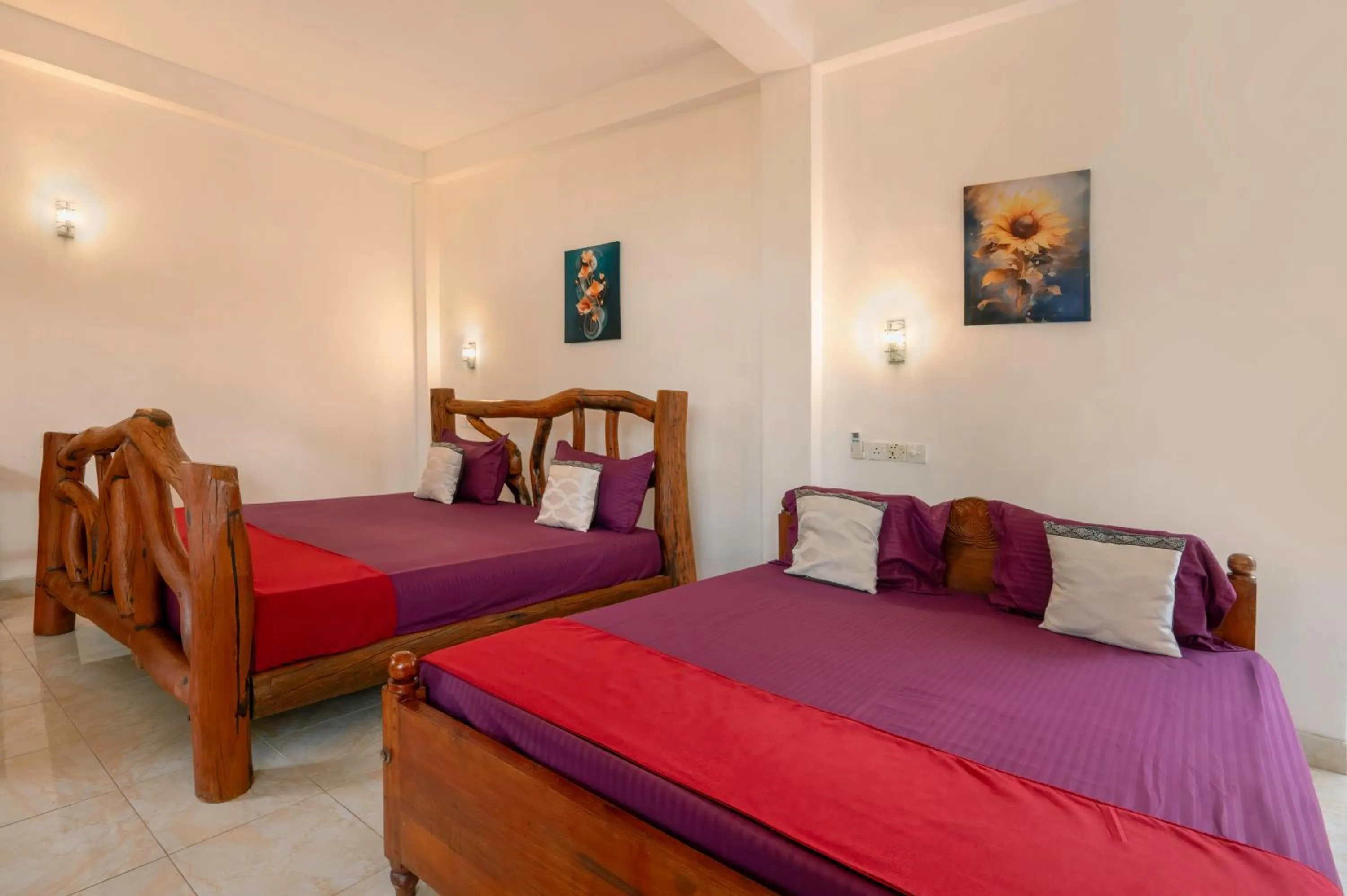 Photo of the whole room, Bed in Ayurvedic Lanka Wellness Hotel