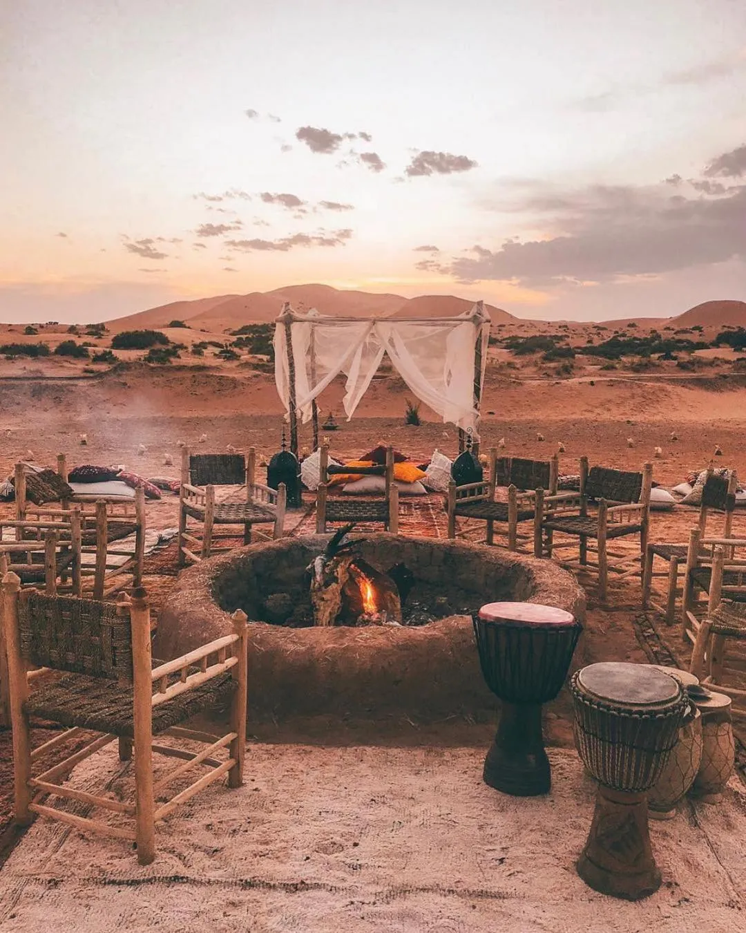 Sunset in Kam Kam Dunes