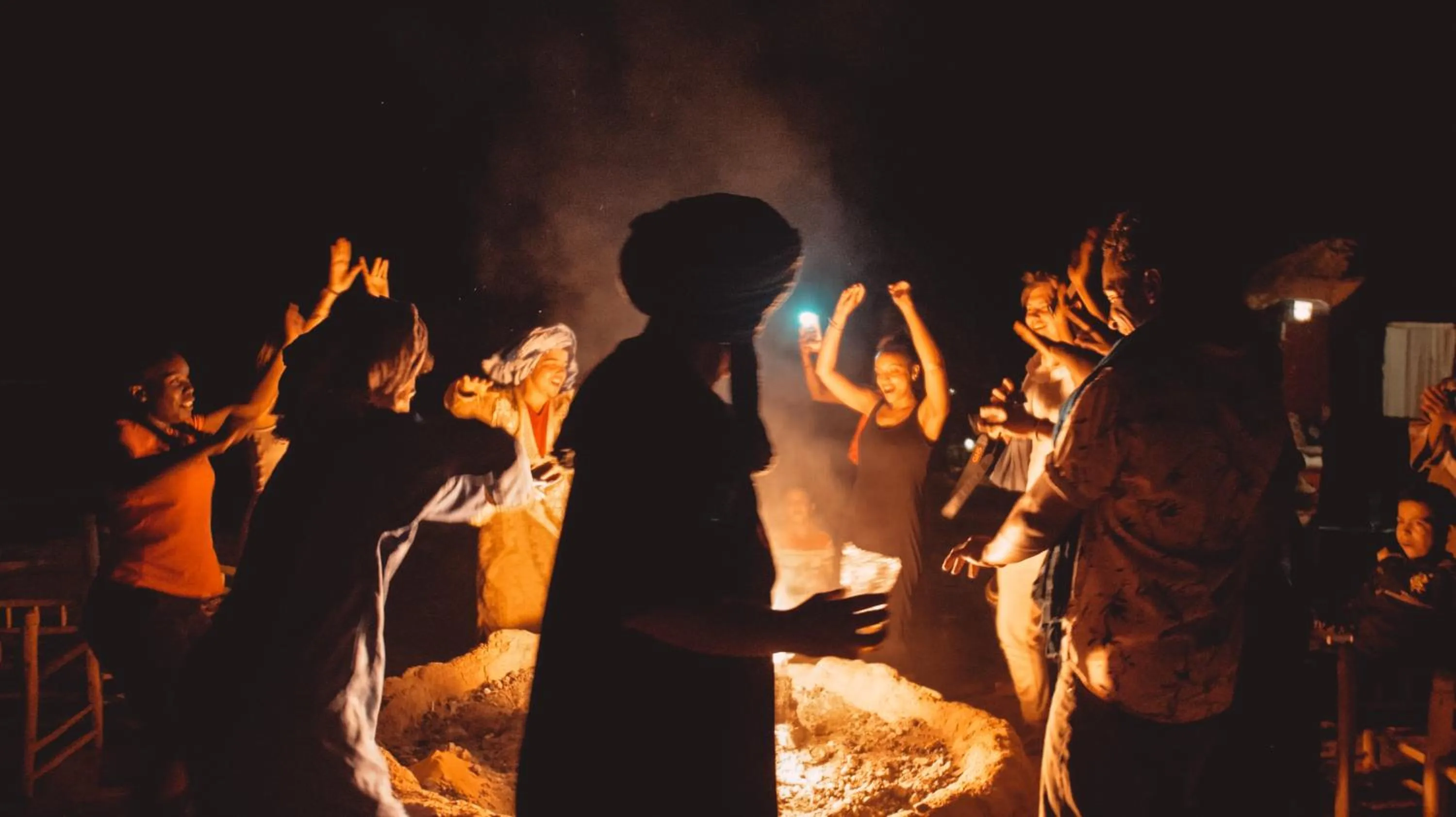 People in Kam Kam Dunes