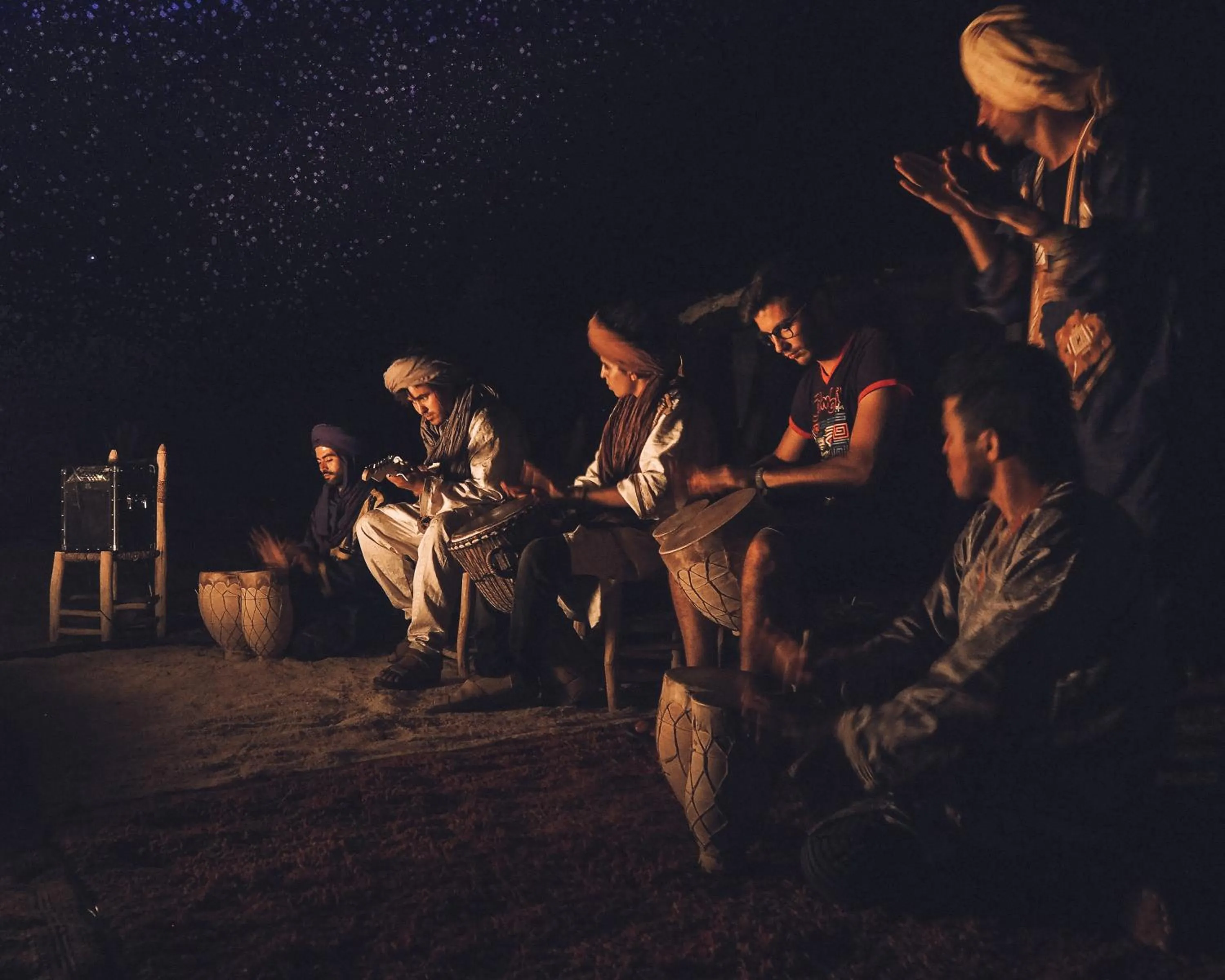 Night in Kam Kam Dunes