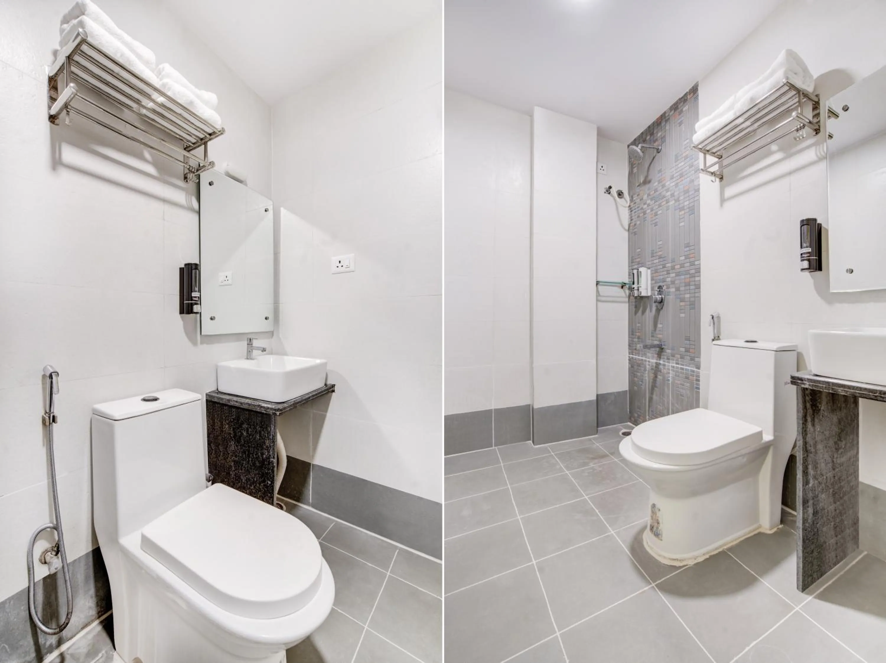 Bathroom in Hotel Lokis Forest Inn L B Nagar