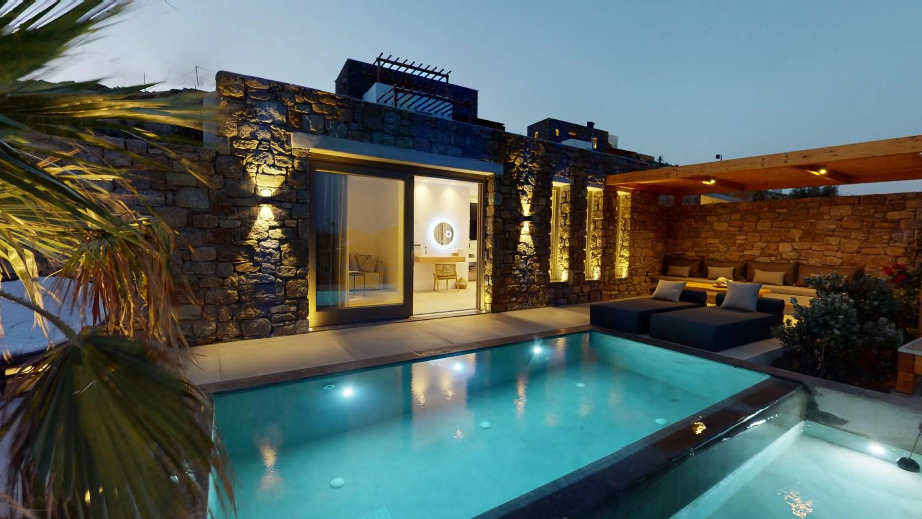 Night in Nasta Suites & Villas Intentional Living Mykonos