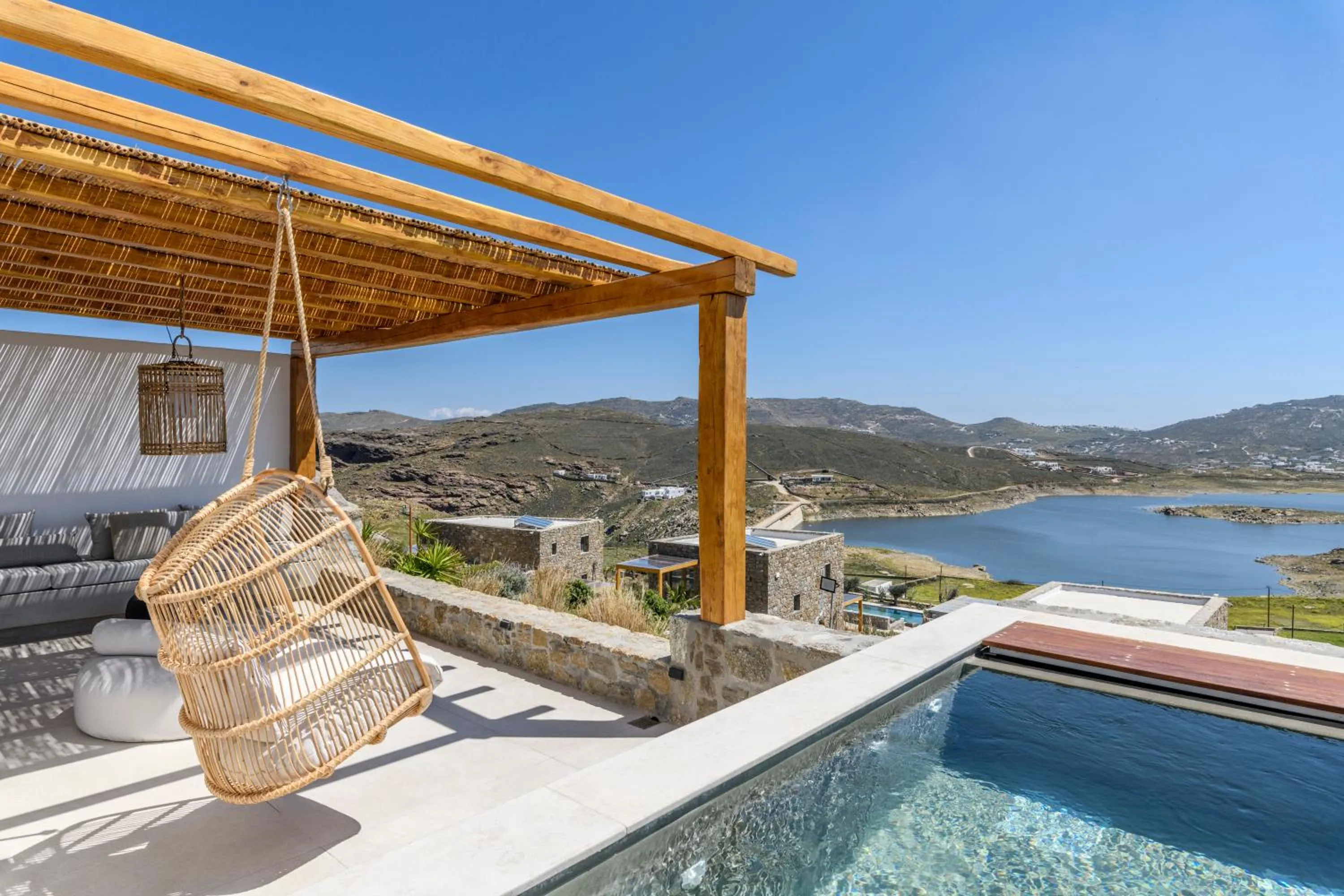 Patio in Nasta Suites & Villas Intentional Living Mykonos