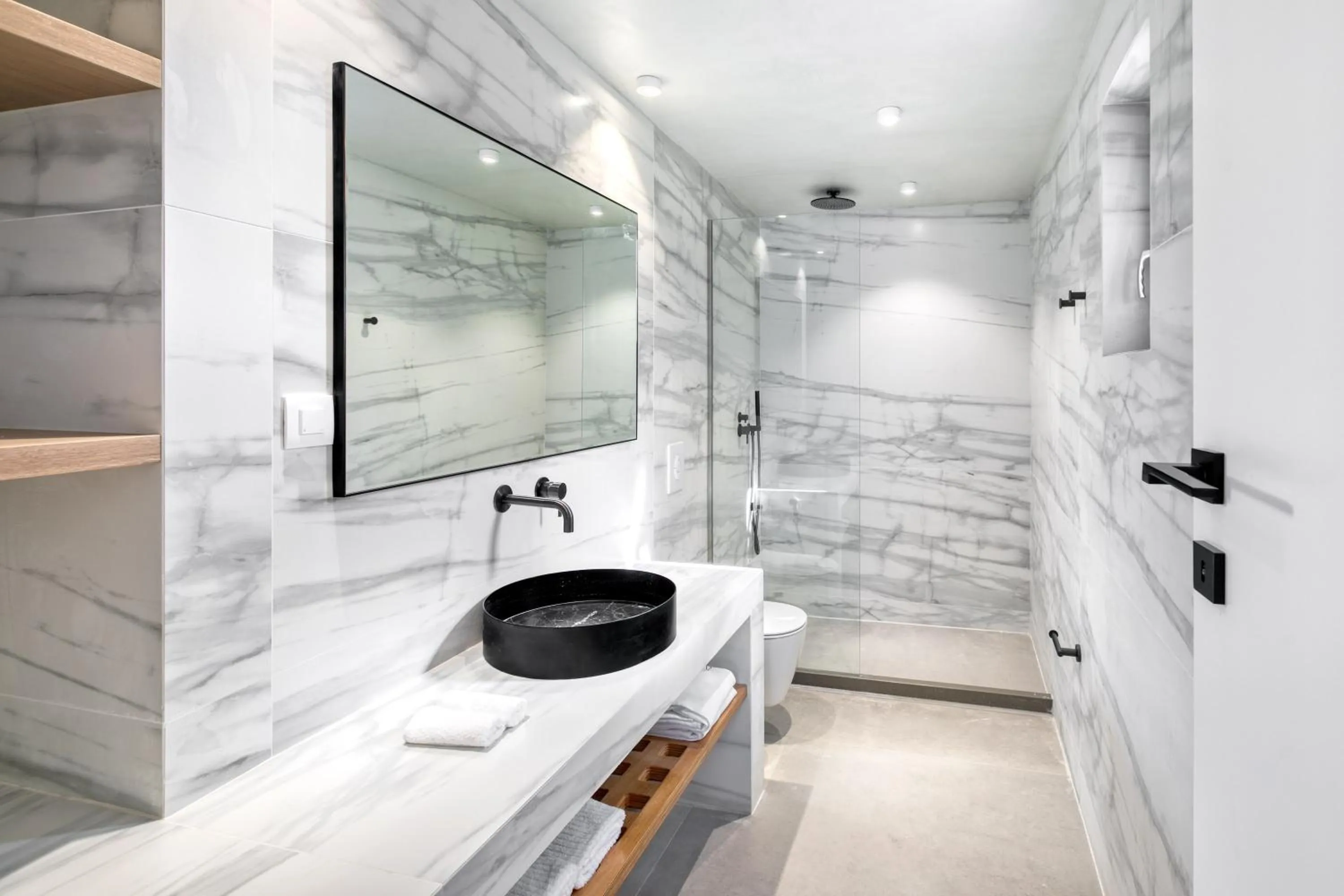 Shower in Nasta Suites & Villas Intentional Living Mykonos