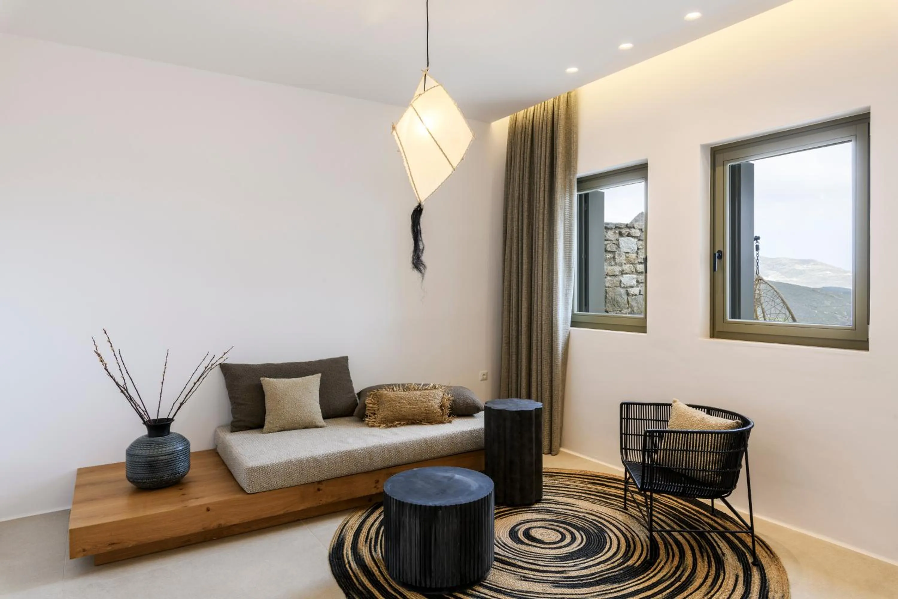 Living room in Nasta Suites & Villas Intentional Living Mykonos