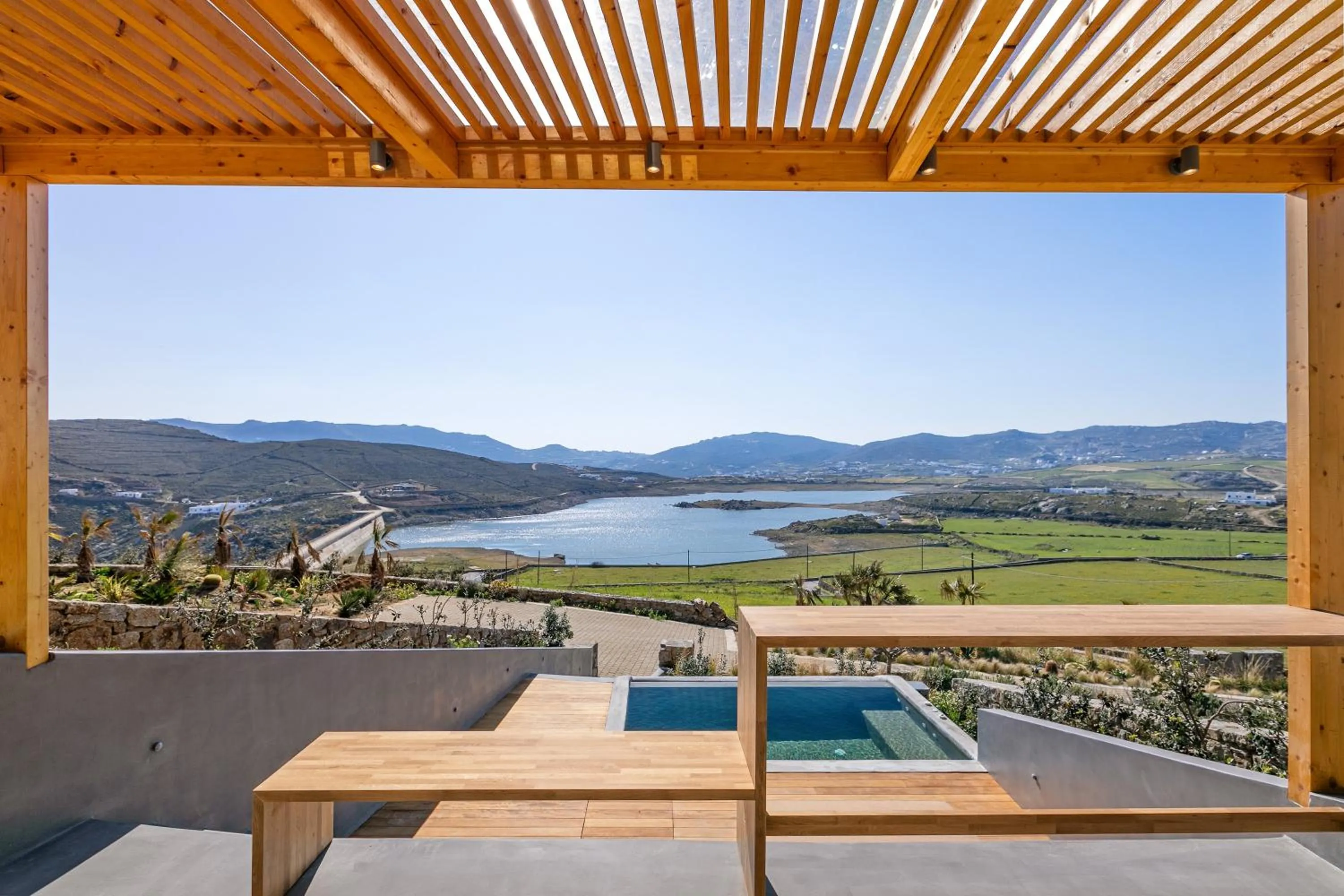 Patio in Nasta Suites & Villas Intentional Living Mykonos