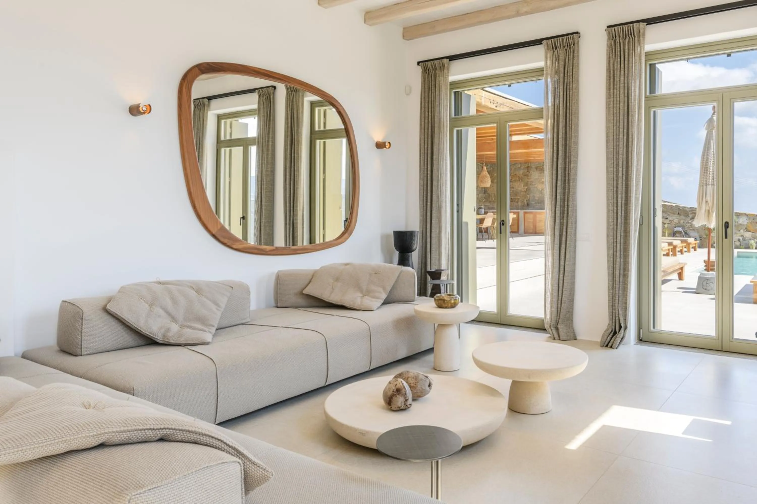 Living room in Nasta Suites & Villas Intentional Living Mykonos