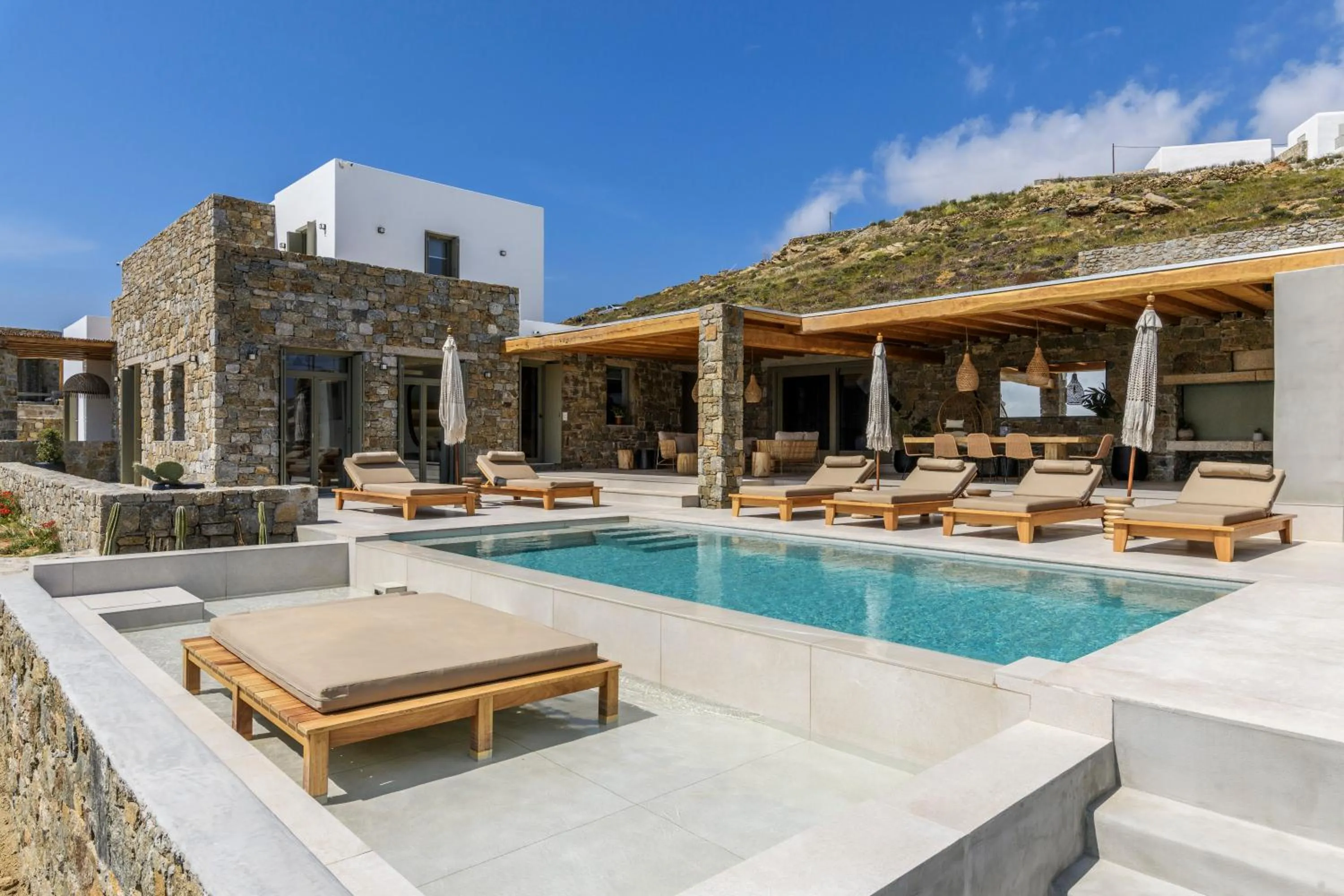 Patio in Nasta Suites & Villas Intentional Living Mykonos