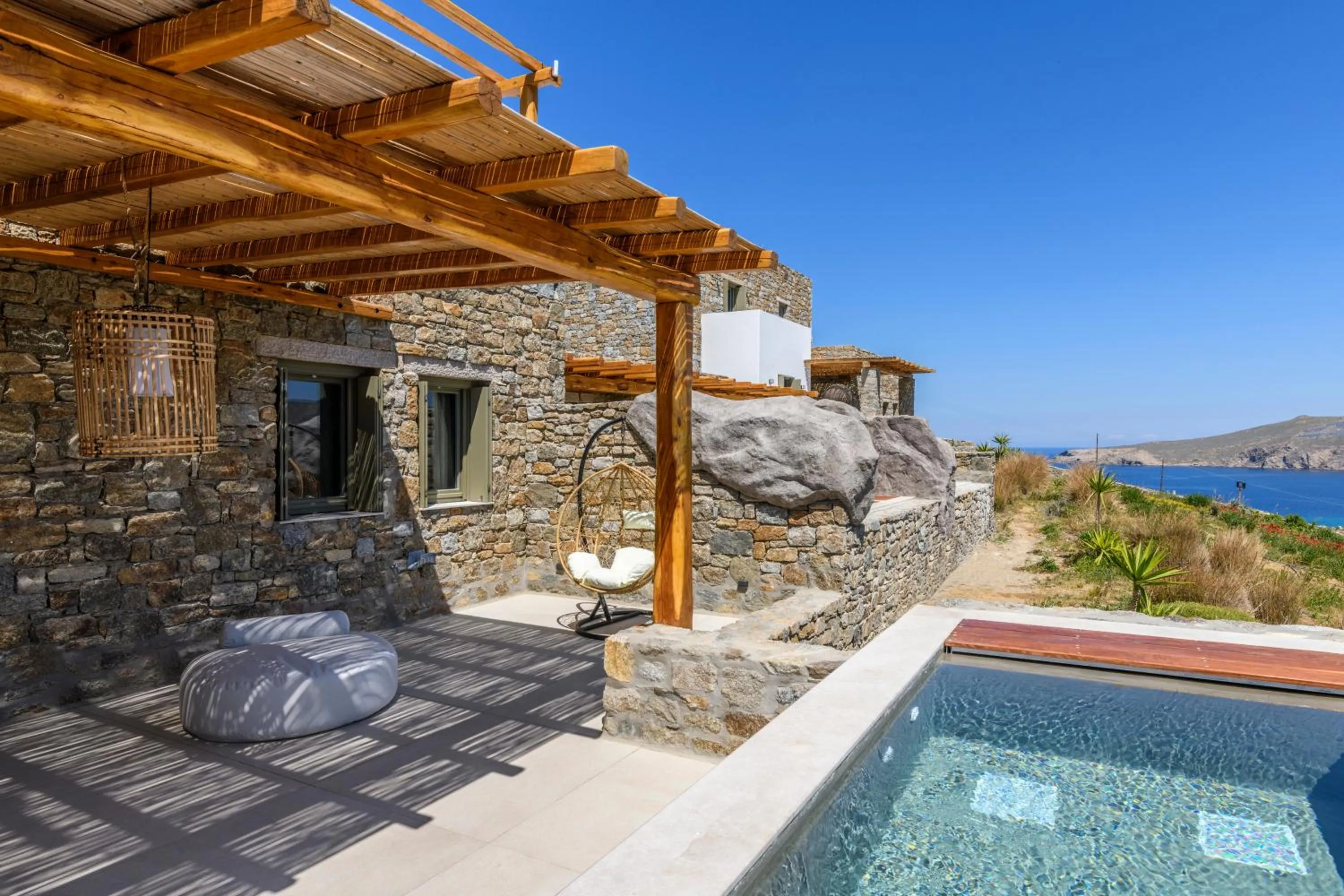 Patio in Nasta Suites & Villas Intentional Living Mykonos