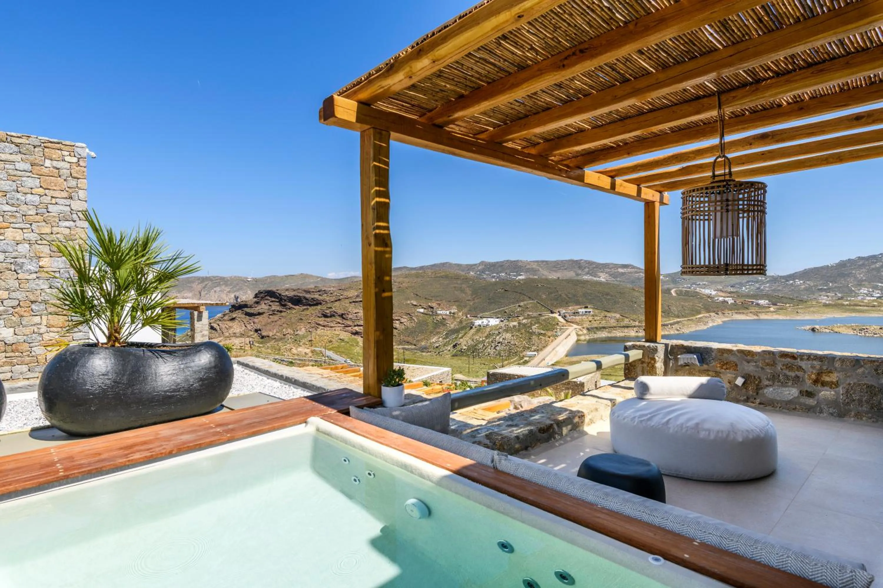 Patio in Nasta Suites & Villas Intentional Living Mykonos