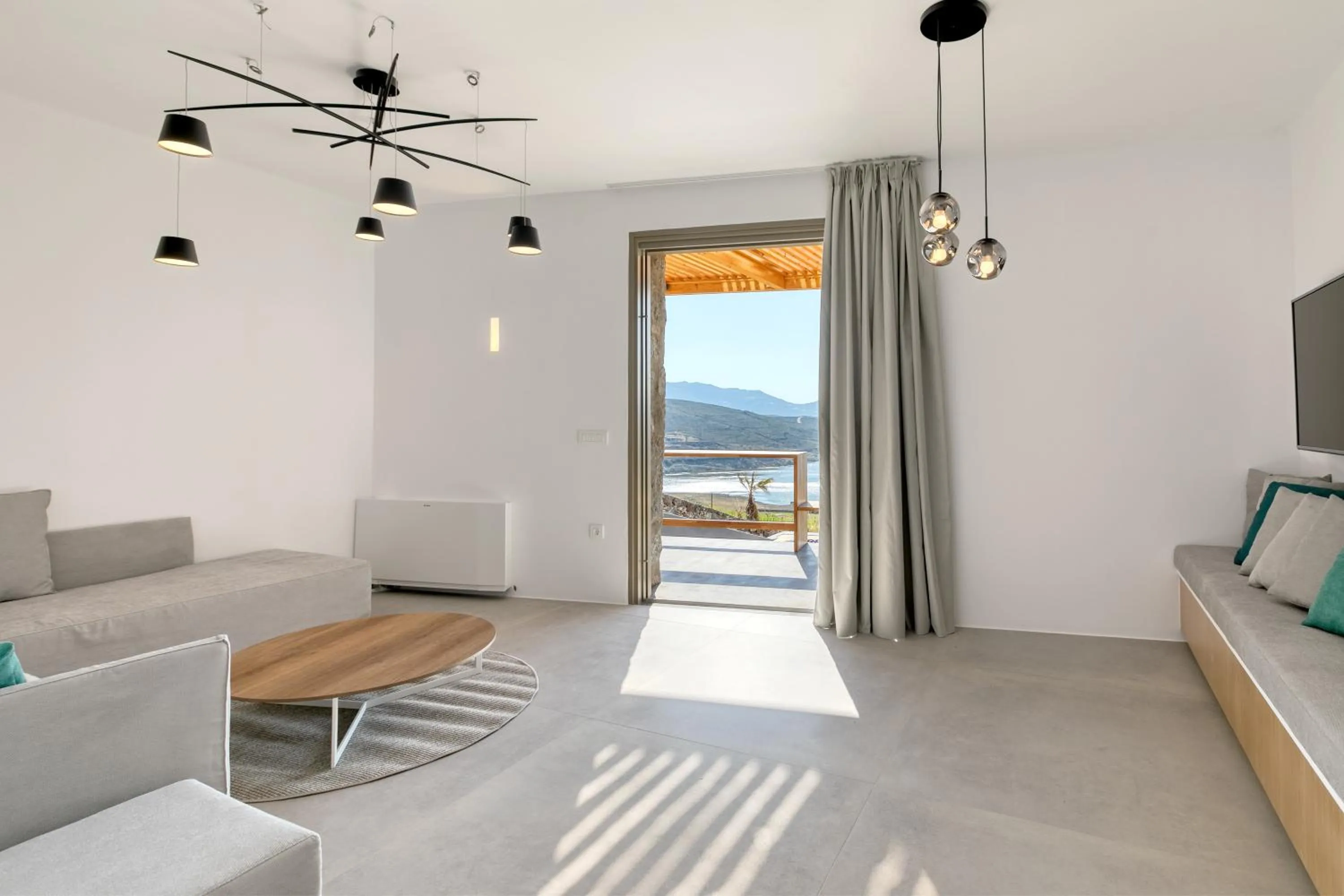 TV and multimedia in Nasta Suites & Villas Intentional Living Mykonos