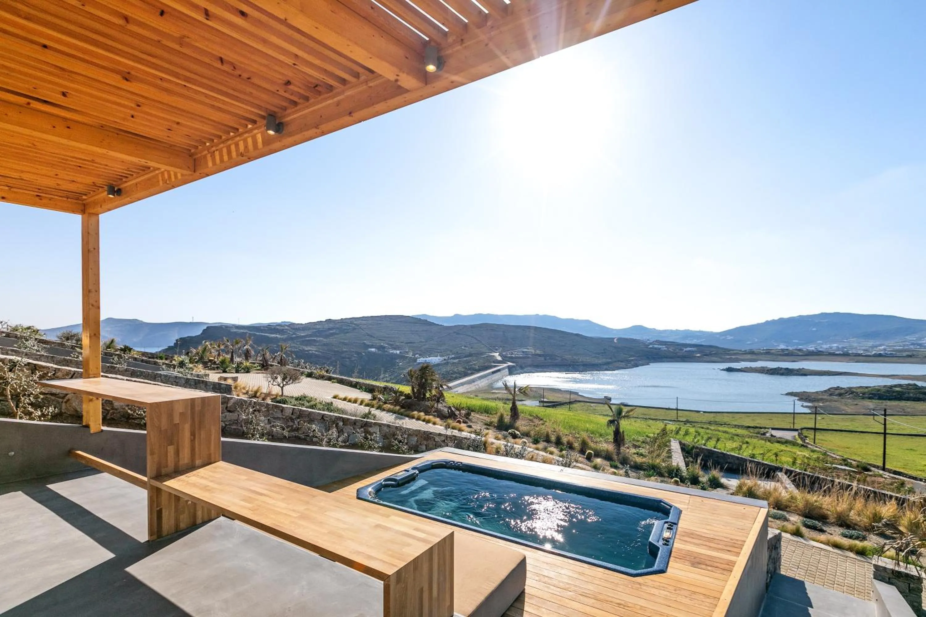 Patio in Nasta Suites & Villas Intentional Living Mykonos