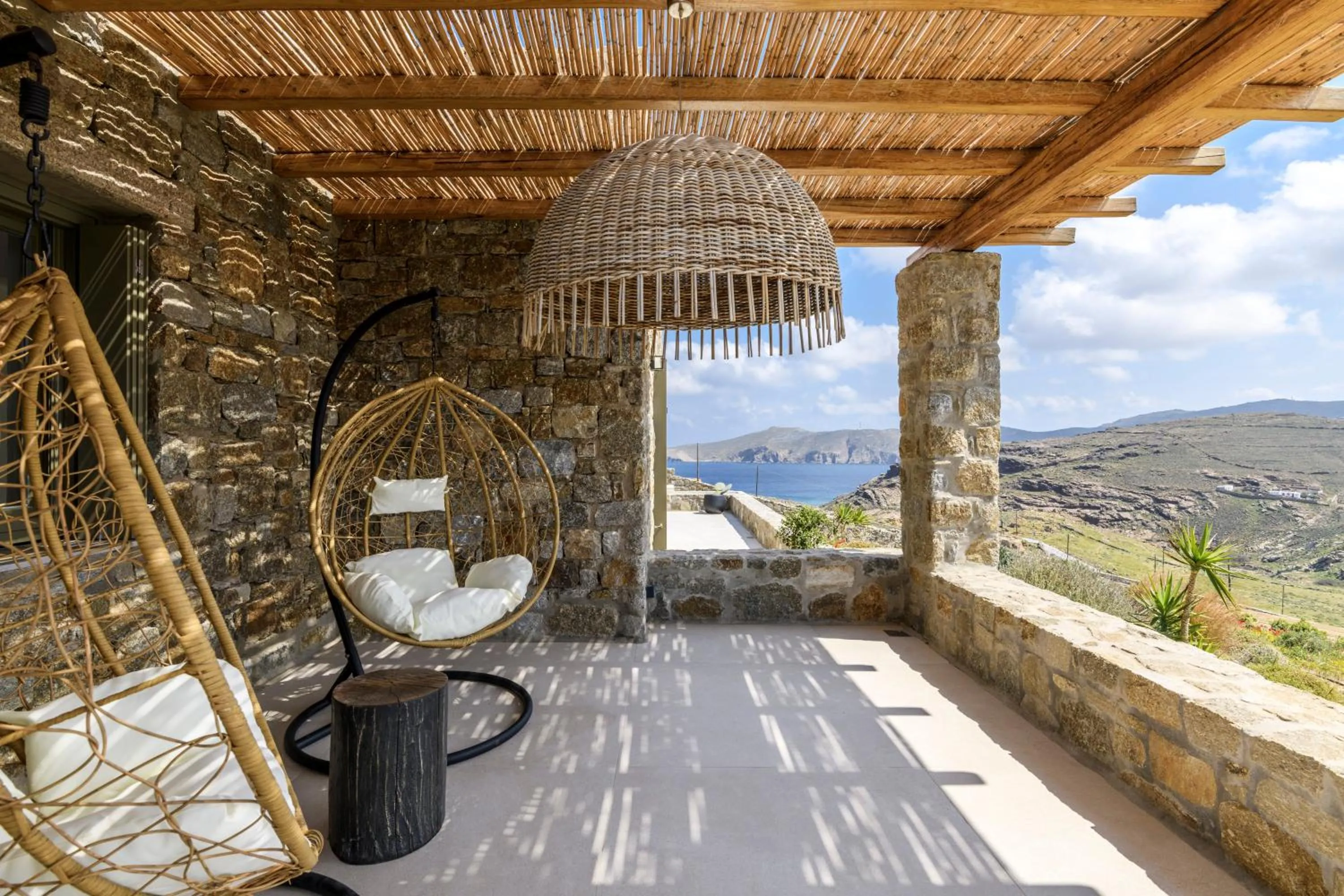 Patio in Nasta Suites & Villas Intentional Living Mykonos