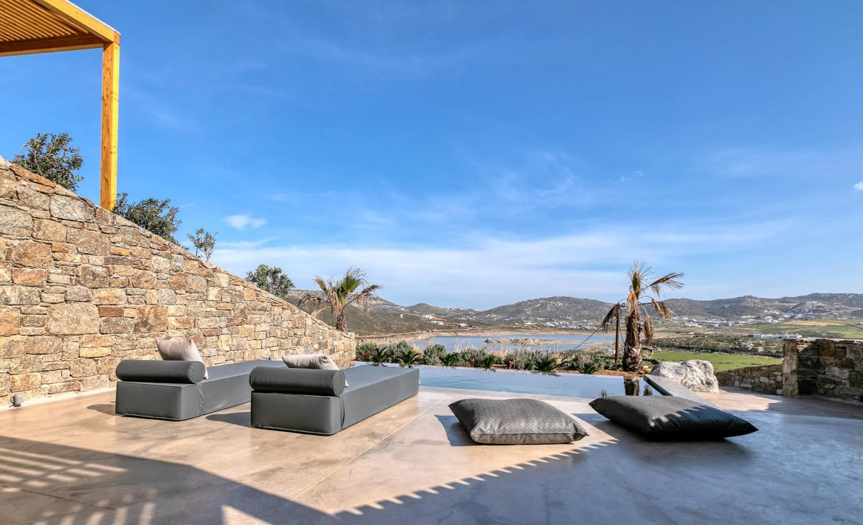 Patio in Nasta Suites & Villas Intentional Living Mykonos