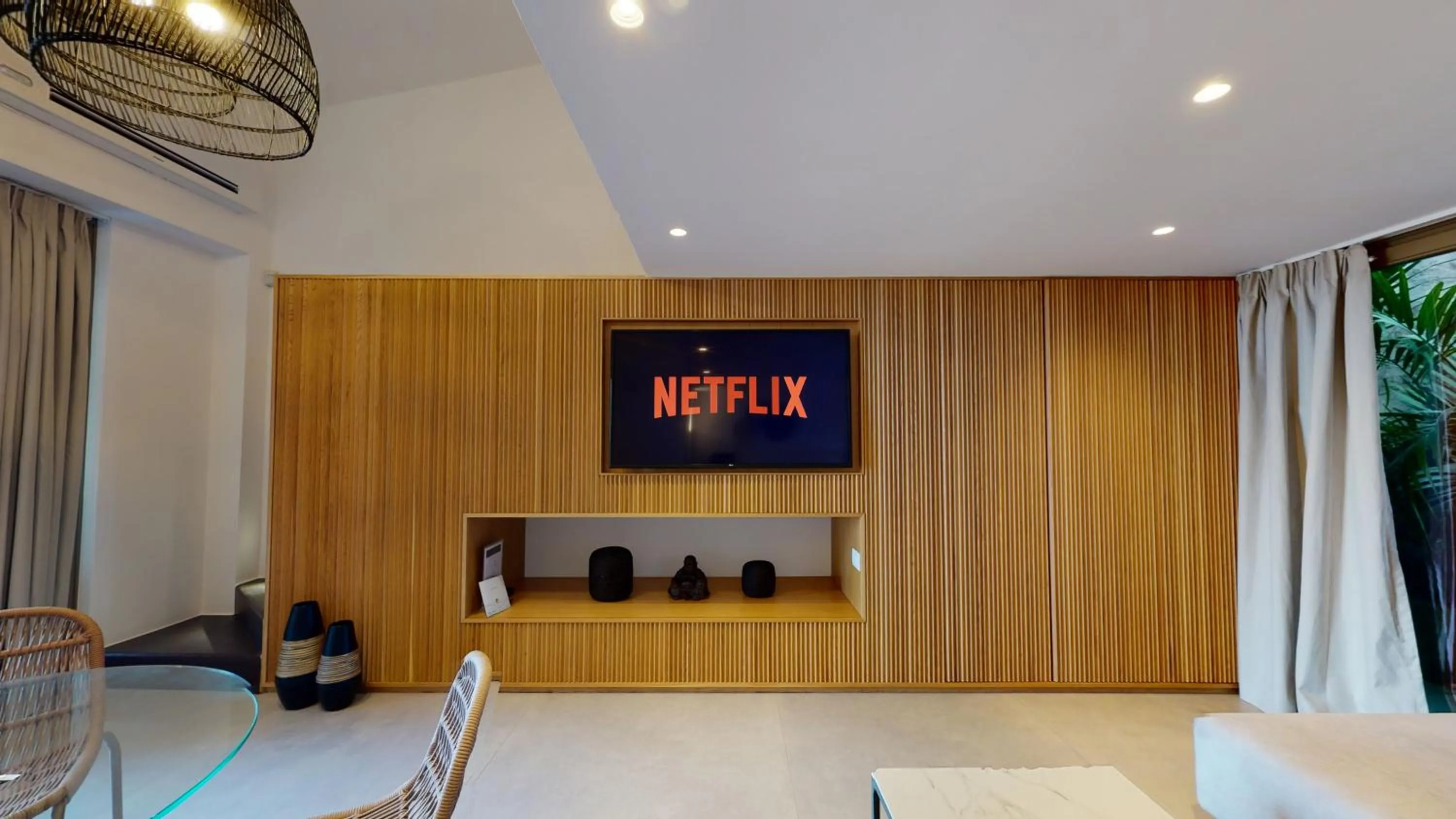 TV and multimedia in Nasta Suites & Villas Intentional Living Mykonos