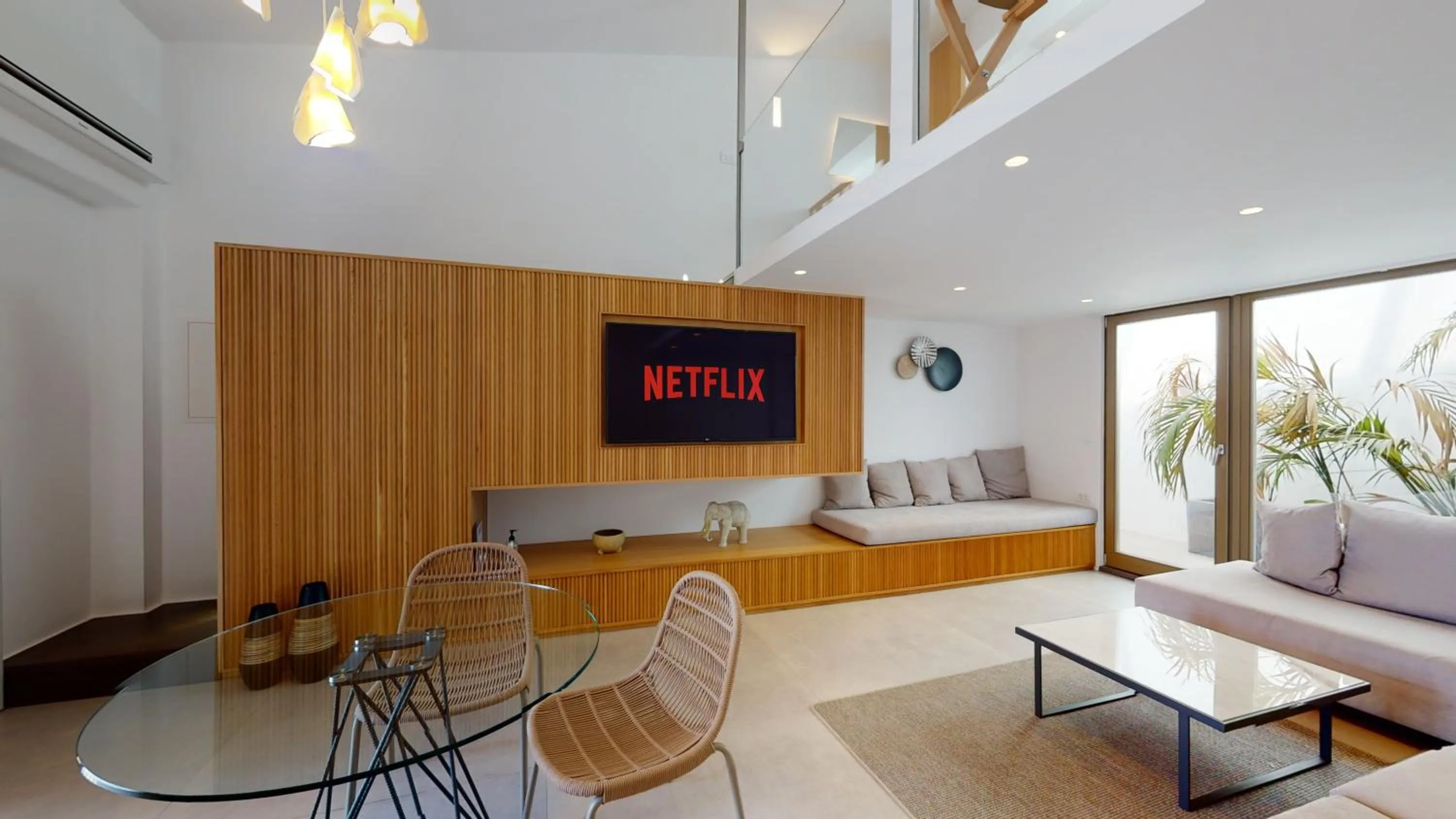 TV and multimedia in Nasta Suites & Villas Intentional Living Mykonos