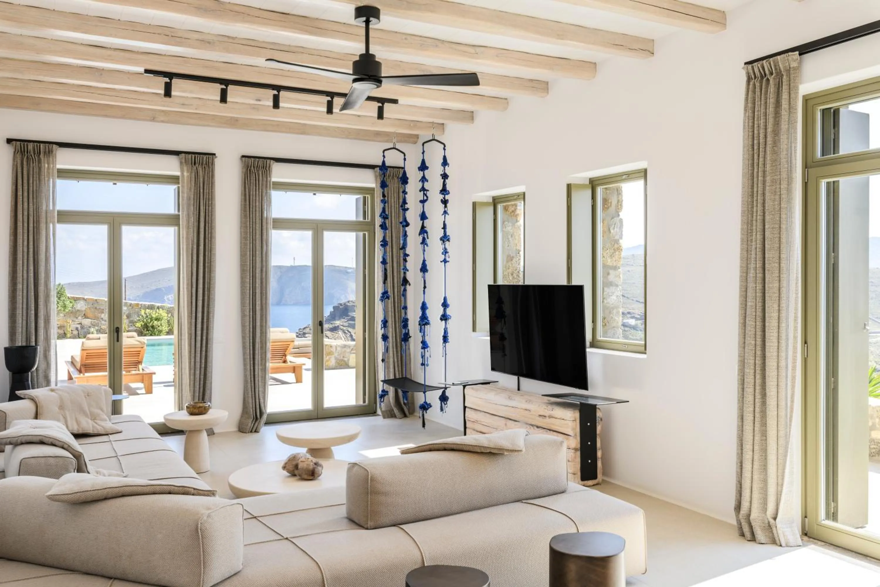 TV and multimedia in Nasta Suites & Villas Intentional Living Mykonos