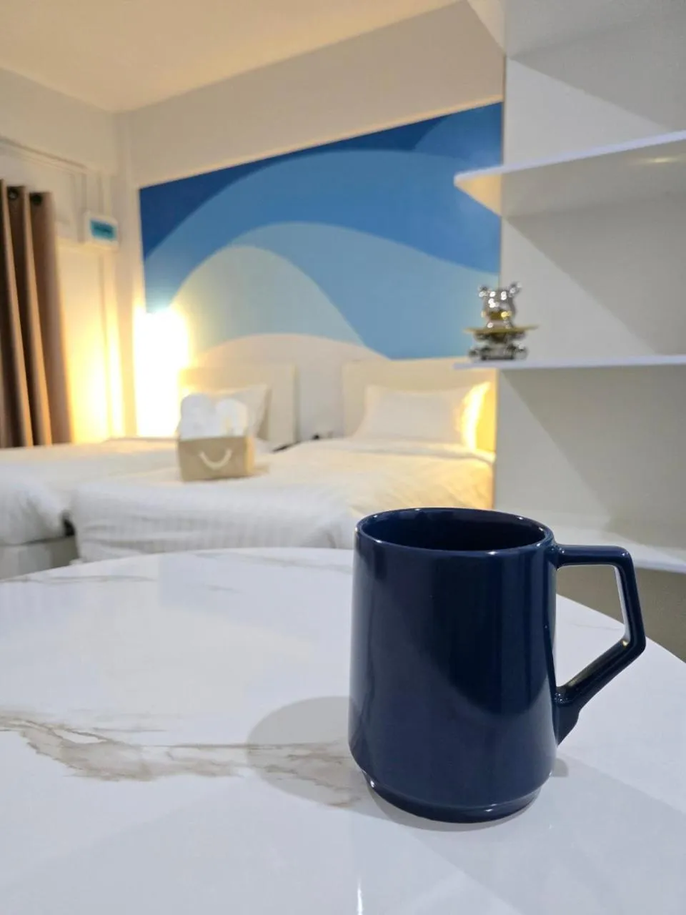 Bed in SRINN Hotel Pattaya Klang