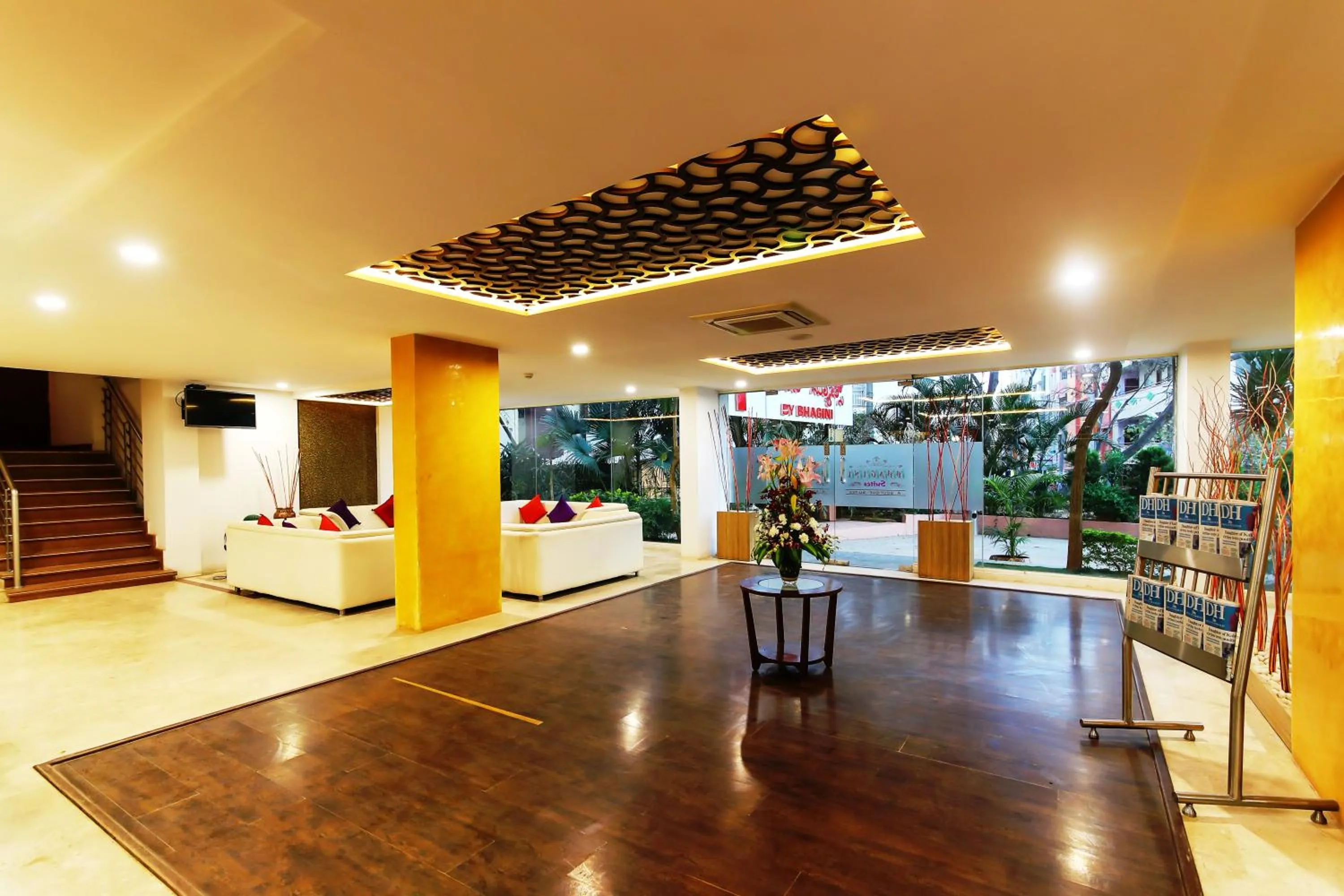 Seating area in Icon Suites by Bhagini