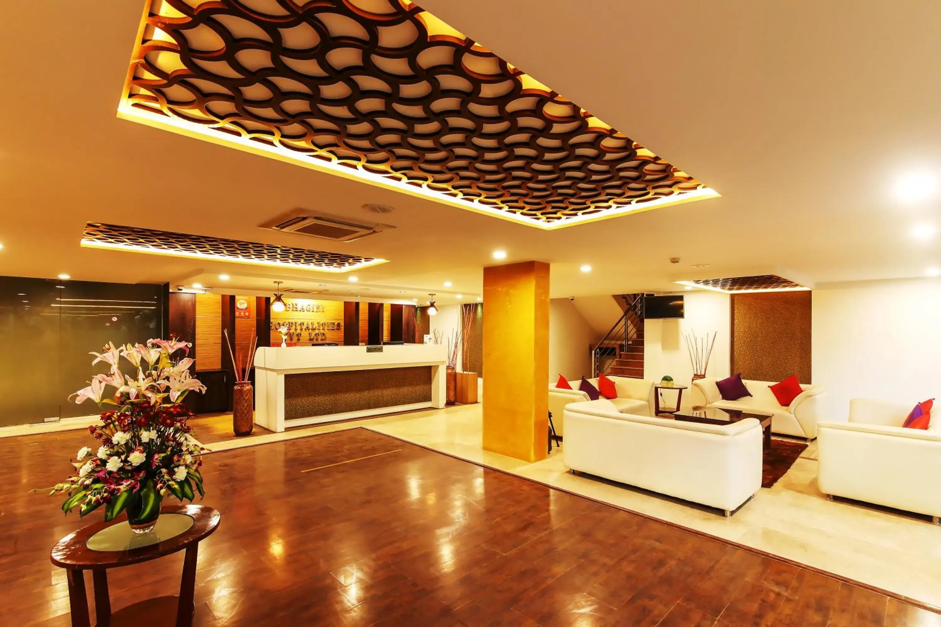 Lobby or reception in Icon Suites by Bhagini Lobby or reception in Icon Suites by Bhagini