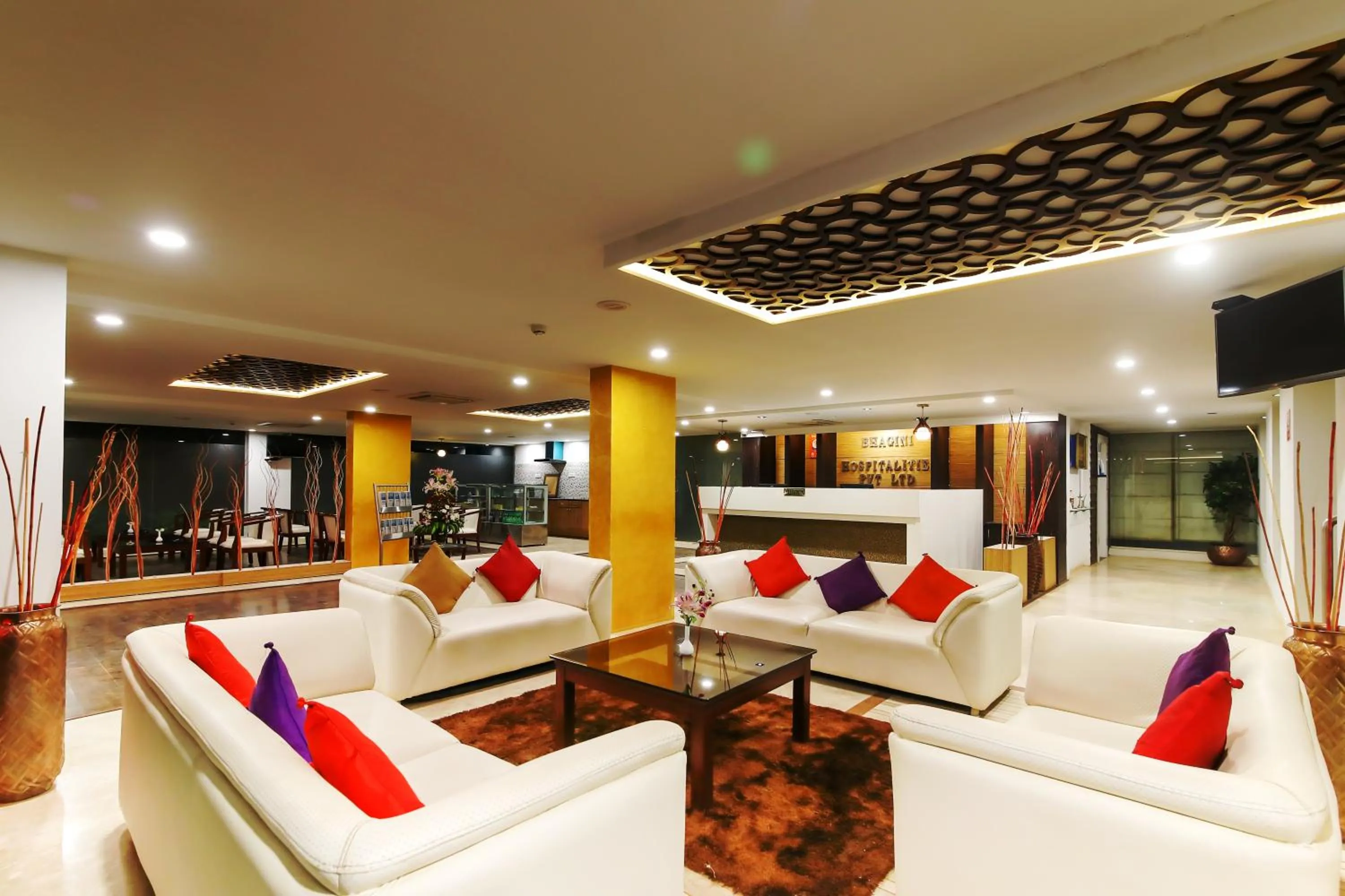 Seating area in Icon Suites by Bhagini