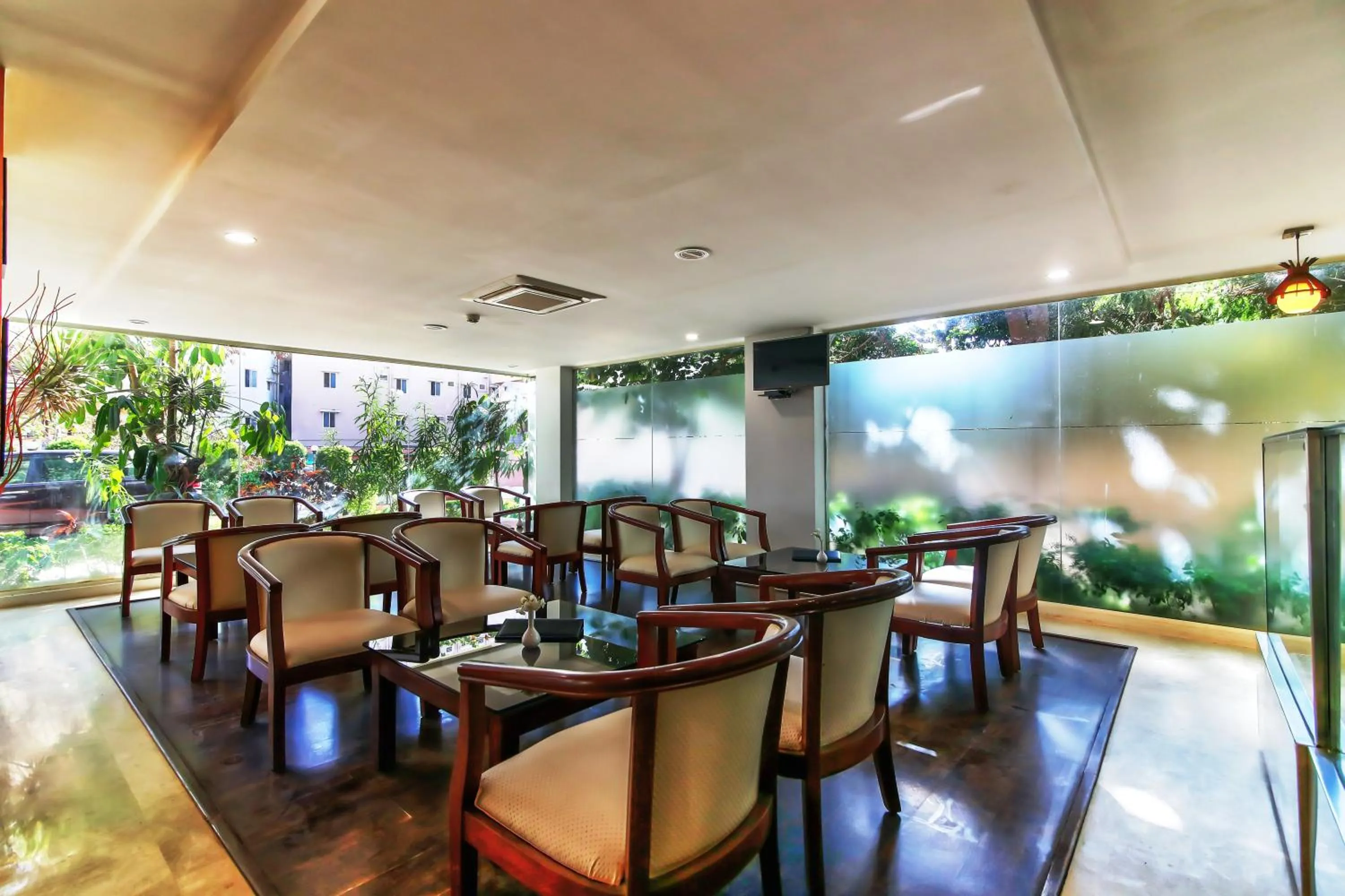 Seating area in Icon Suites by Bhagini