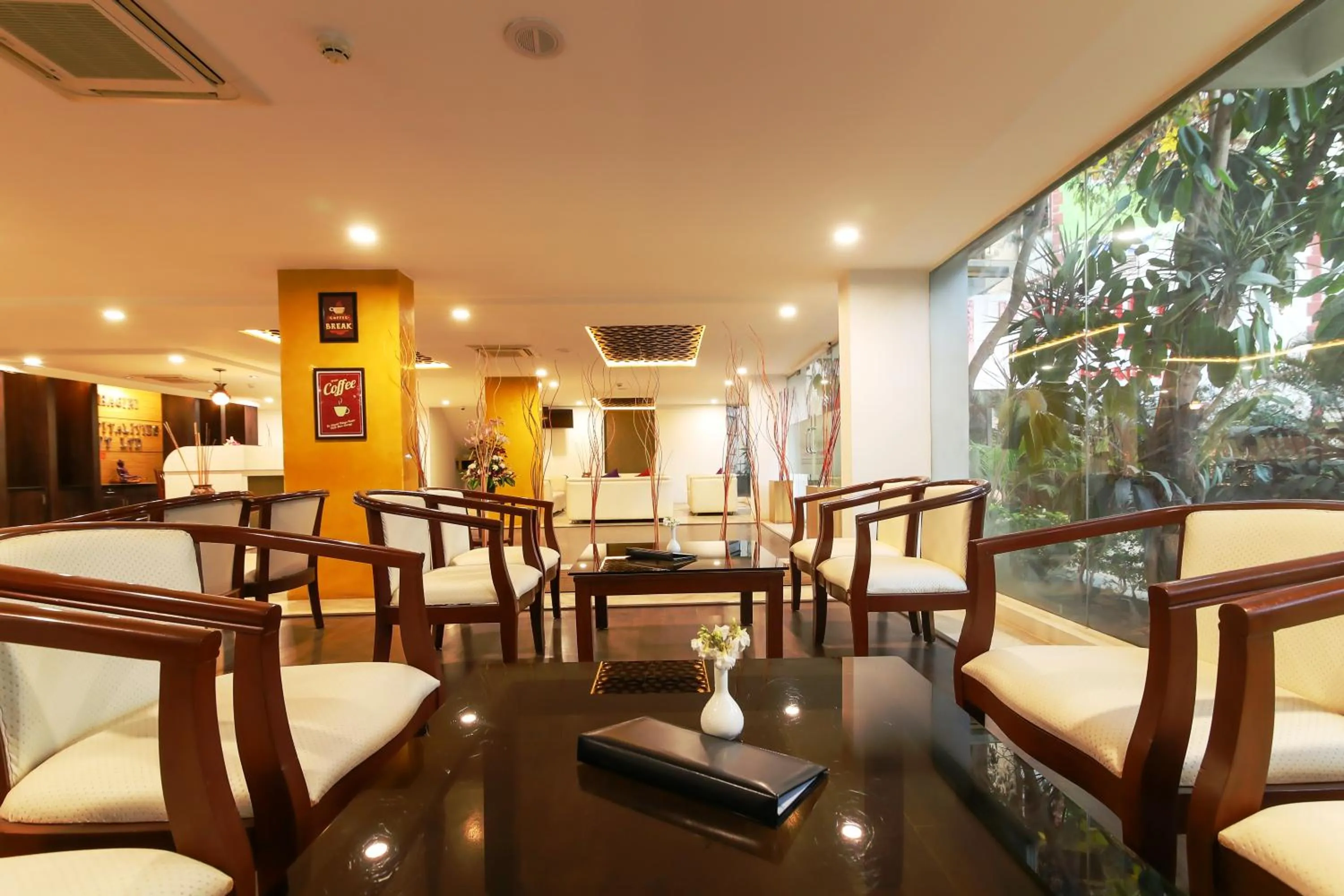 Seating area in Icon Suites by Bhagini