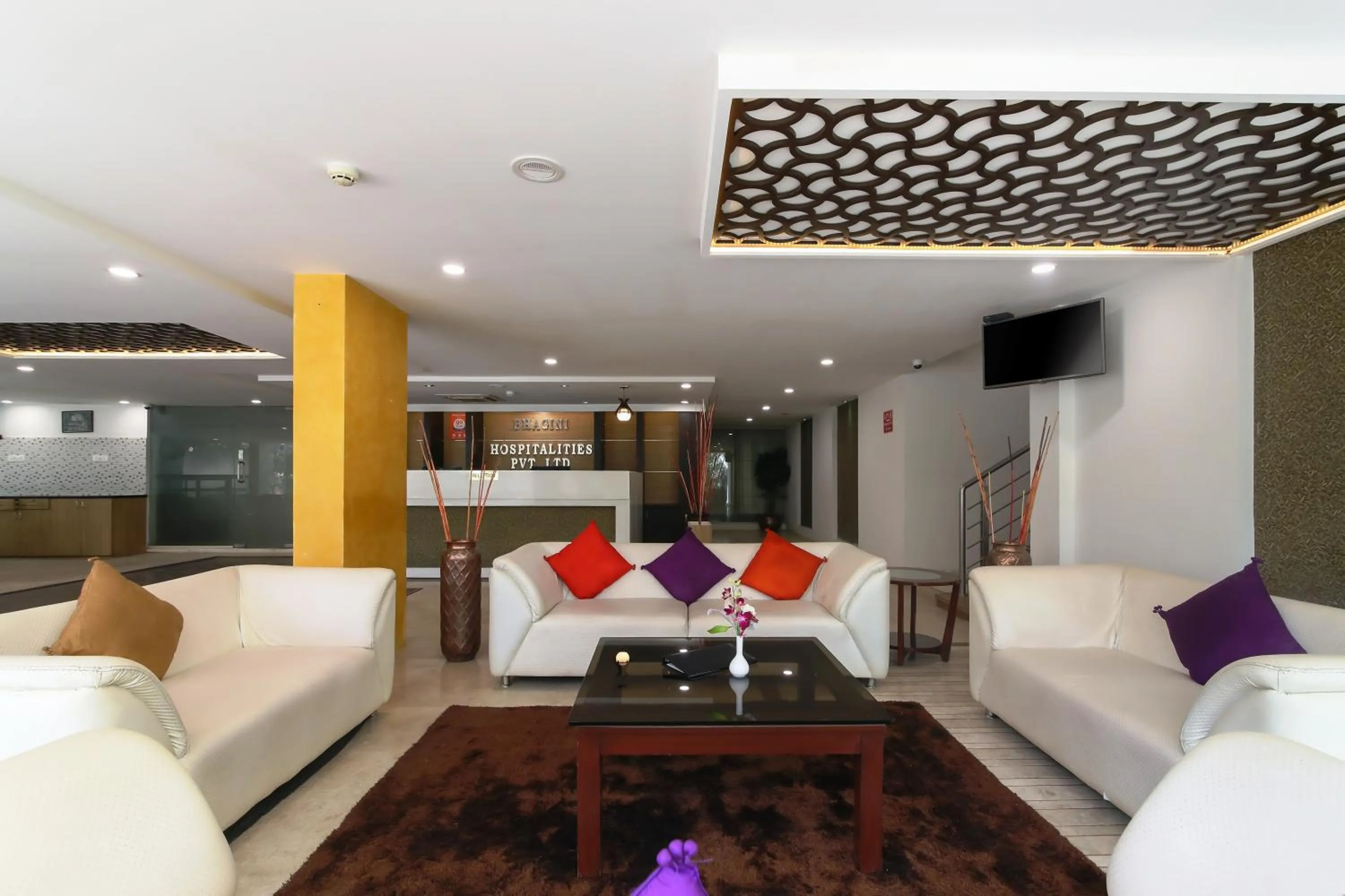 Seating area in Icon Suites by Bhagini