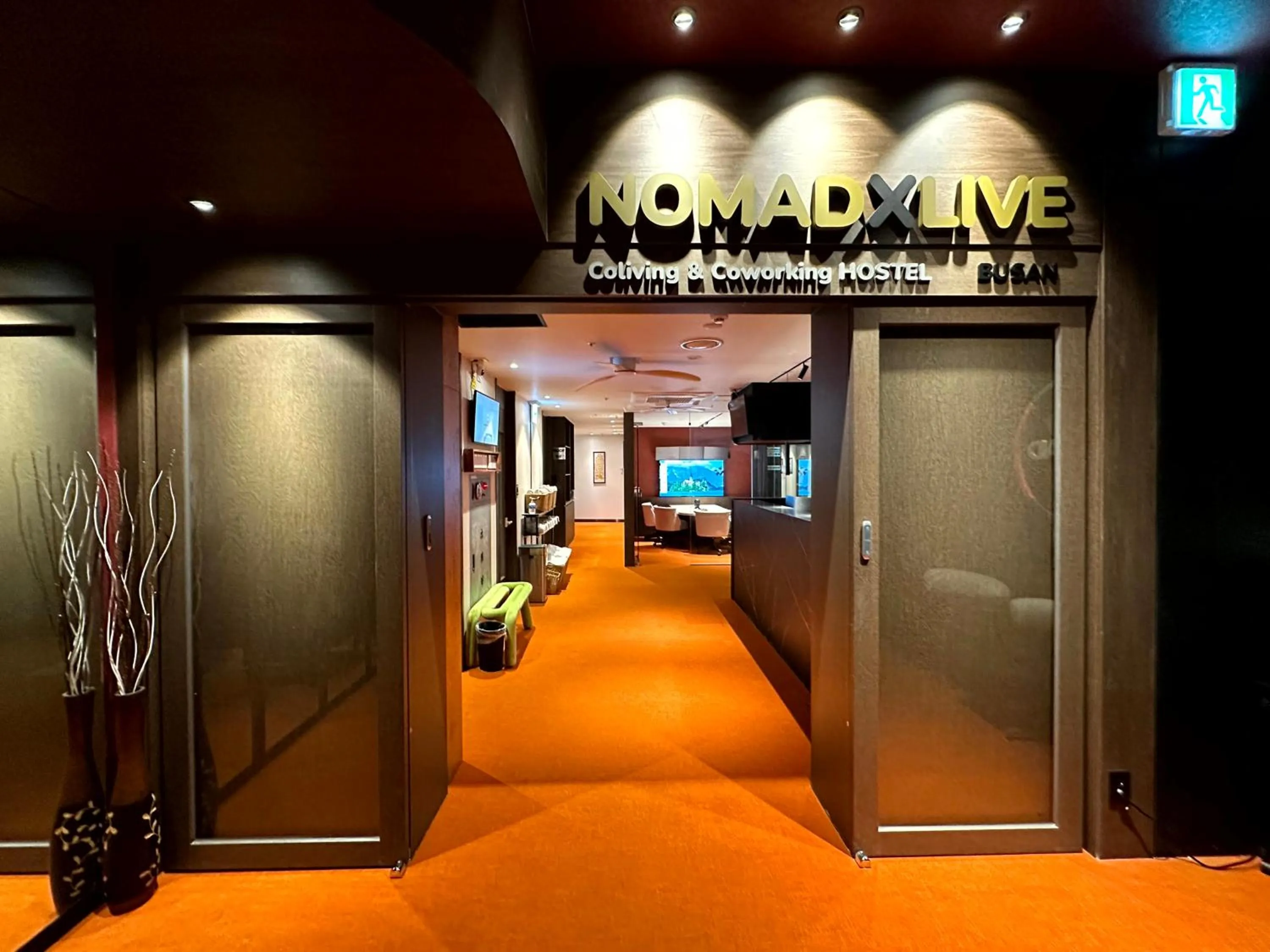 Facade/entrance in Nomad Live Hostel