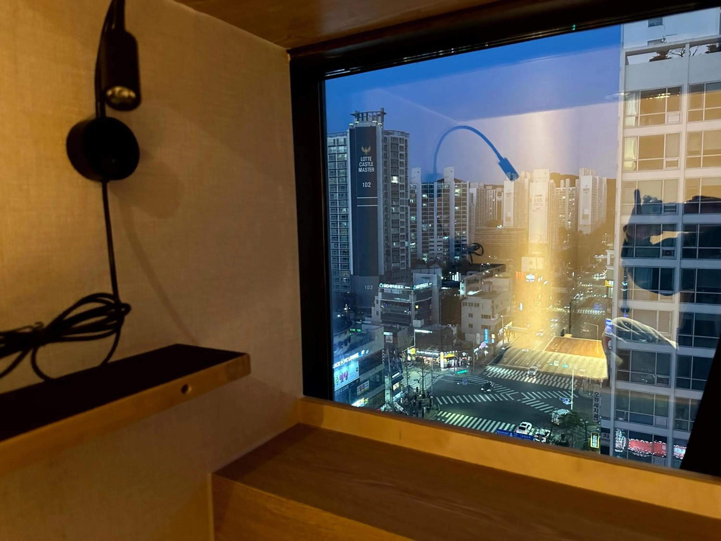 City view in Nomad Live Hostel