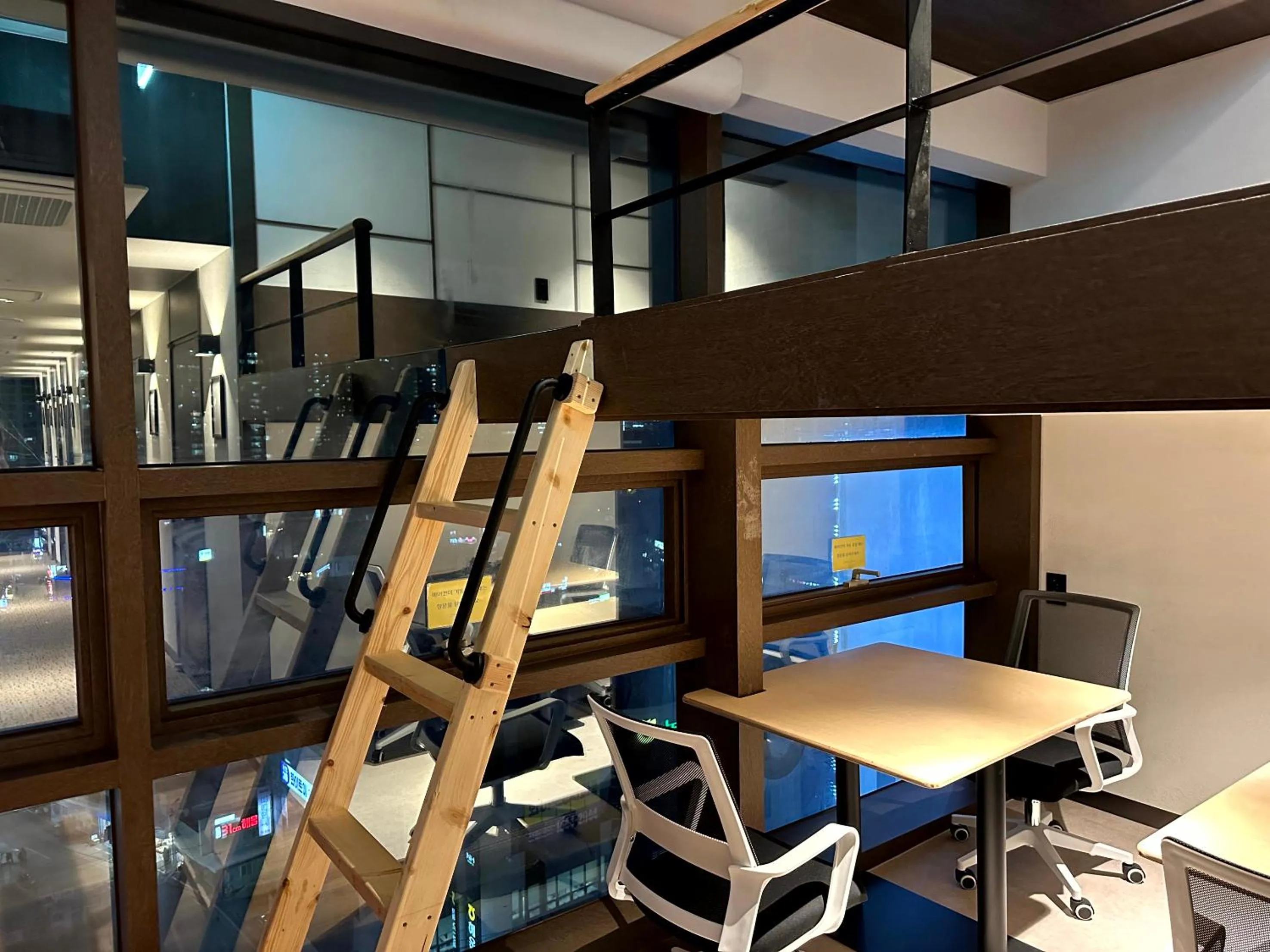 Seating area in Nomad Live Hostel