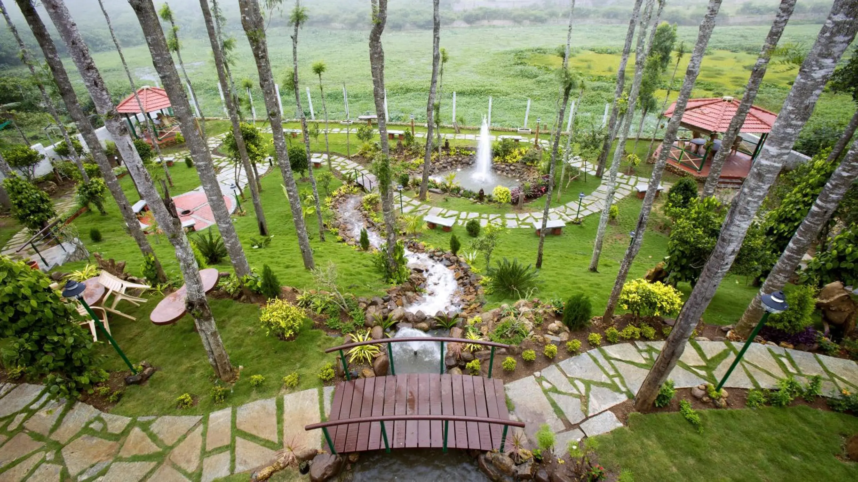 Bird's eye view in Happy Nest Yercaud Bird's eye view in Happy Nest Yercaud