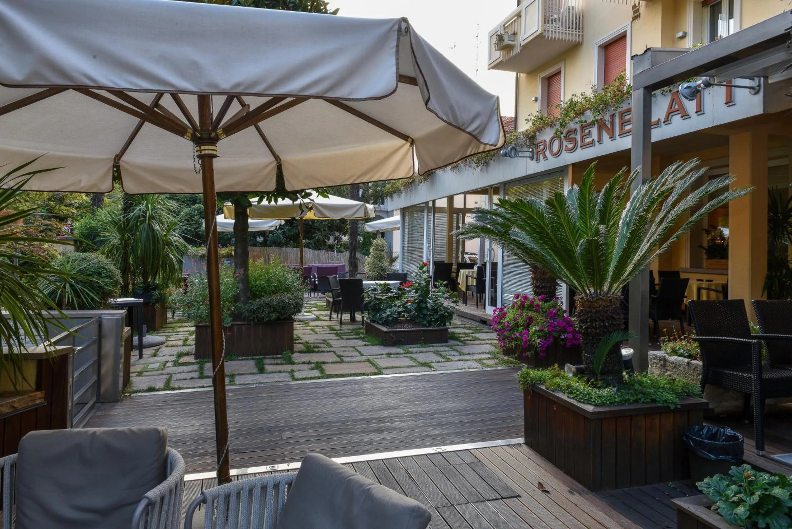 Patio in Hotel Rosenblatt