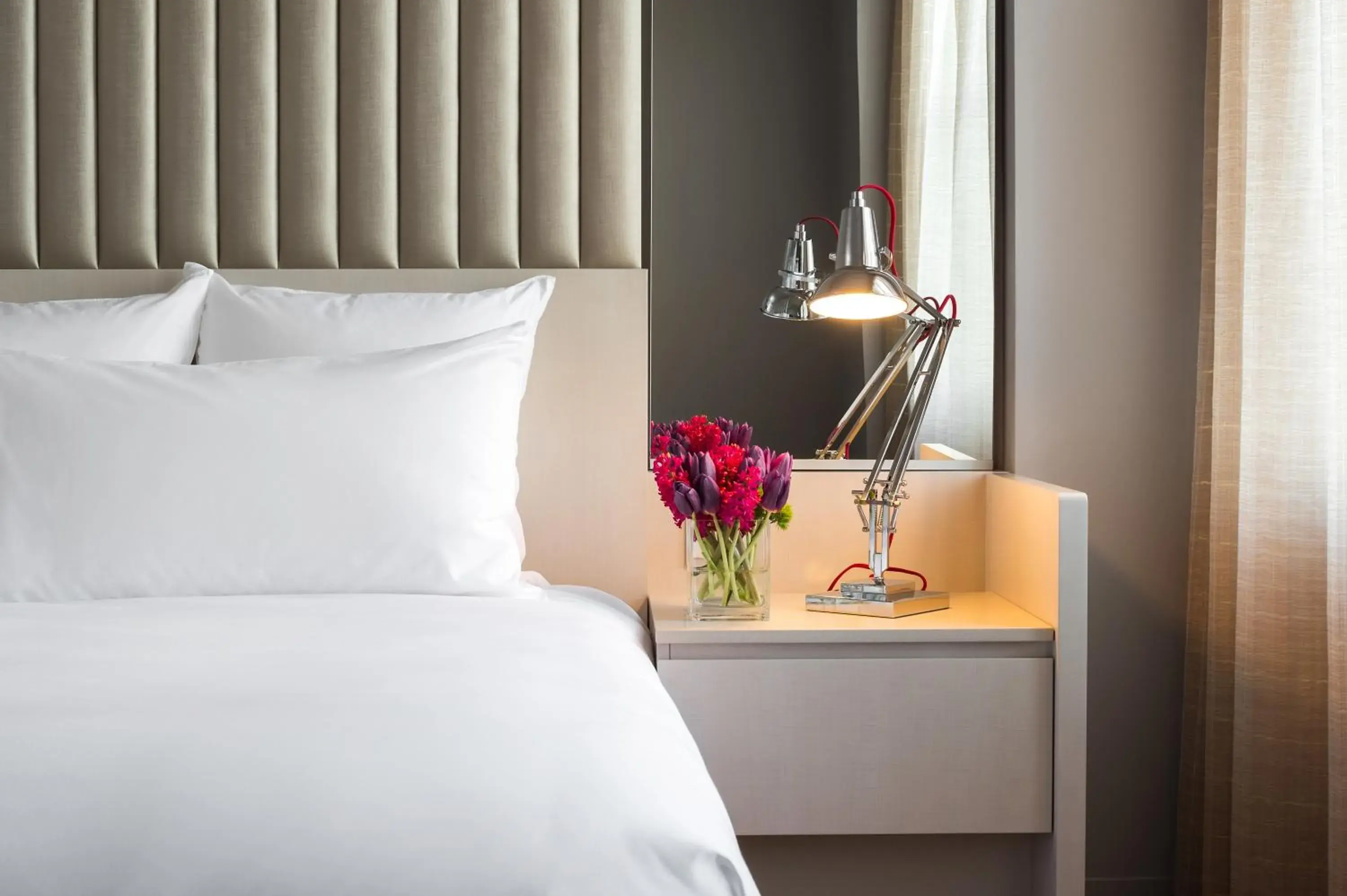 Bed in 21c Museum Hotel Durham Bed in 21c Museum Hotel Durham