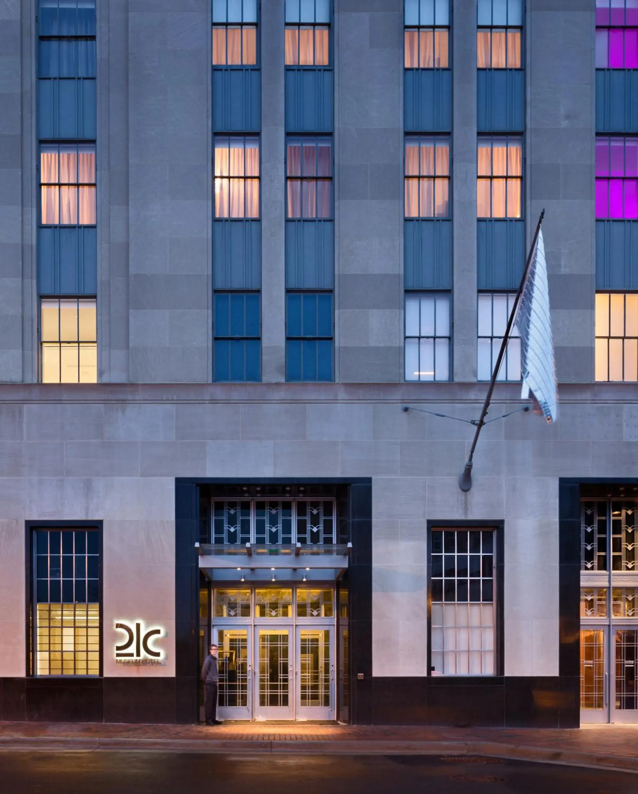 Property building in 21c Museum Hotel Durham Property building in 21c Museum Hotel Durham