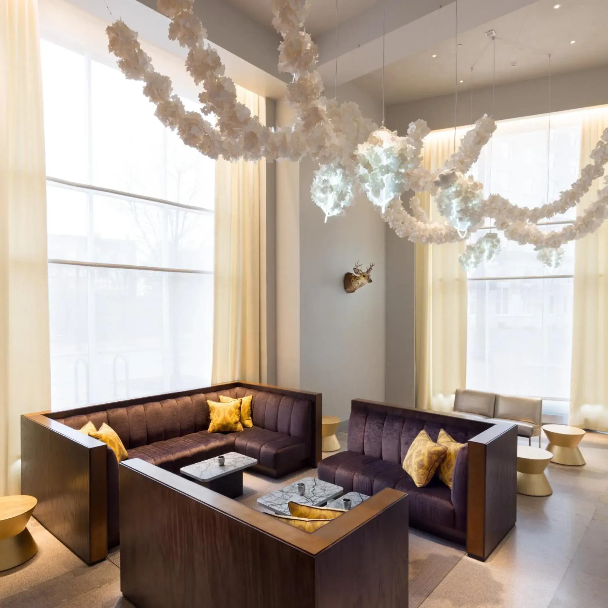 Lounge or bar in 21c Museum Hotel Durham Lounge or bar in 21c Museum Hotel Durham